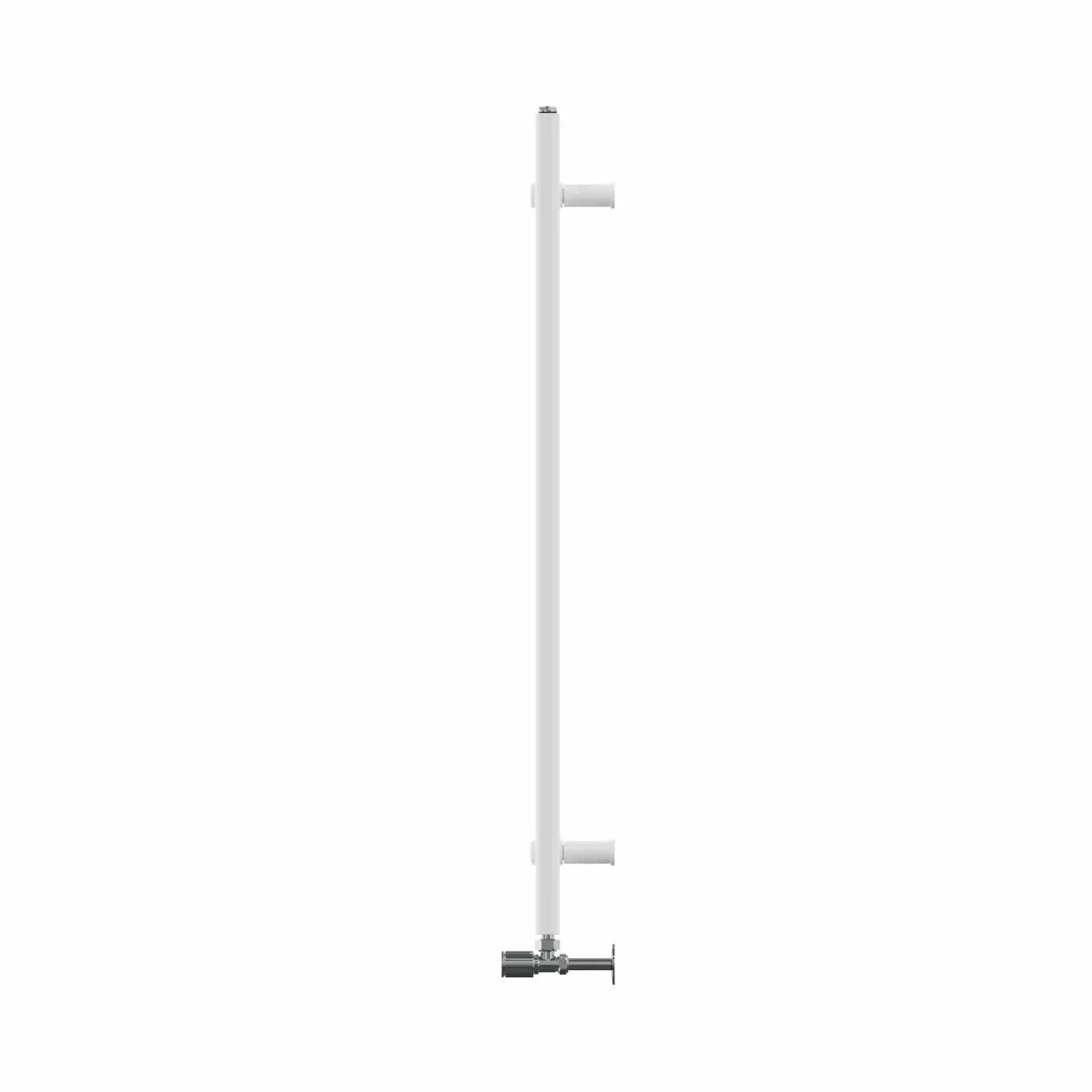 Enna - Straight heated towel rail white