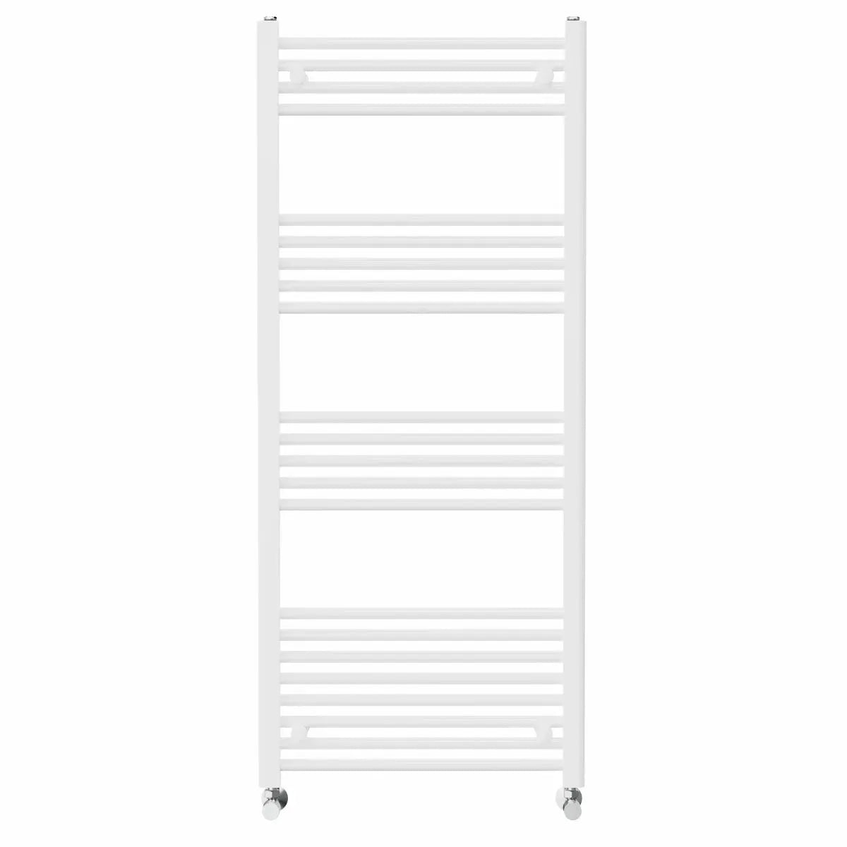 Enna - Straight heated towel rail white