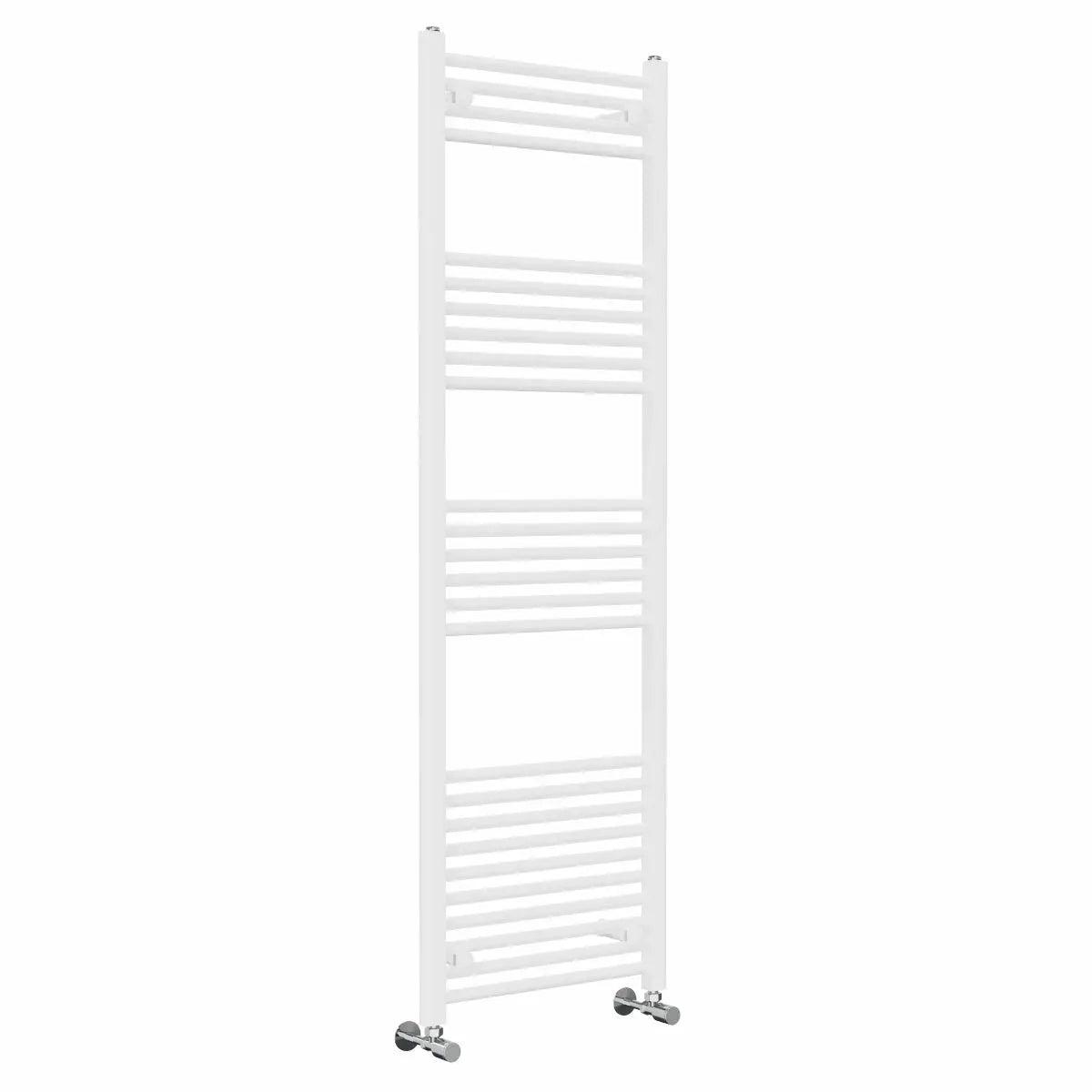 Enna - Straight heated towel rail white