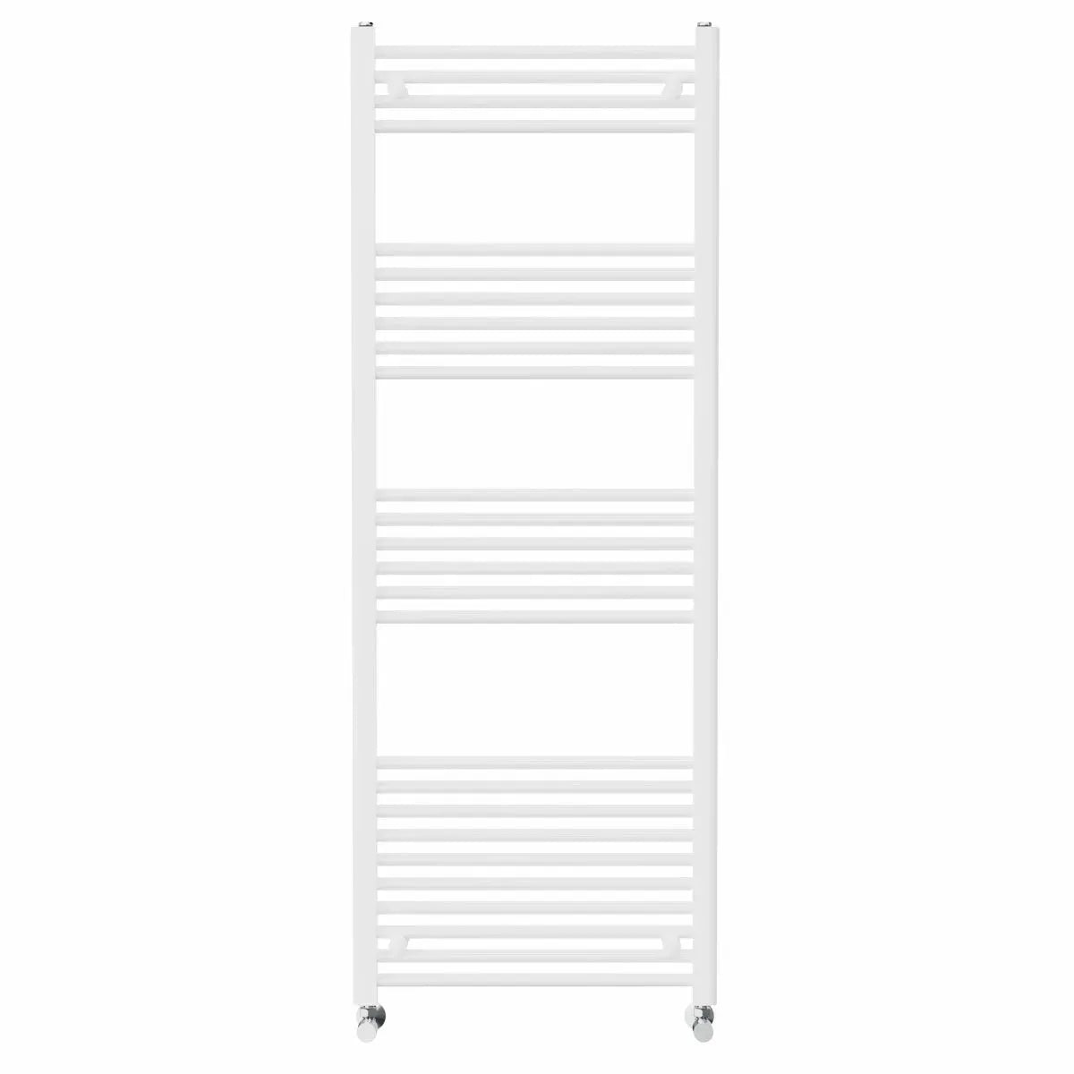 Enna - Straight heated towel rail white