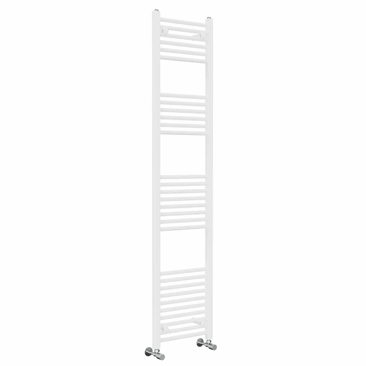 Enna - Straight heated towel rail white