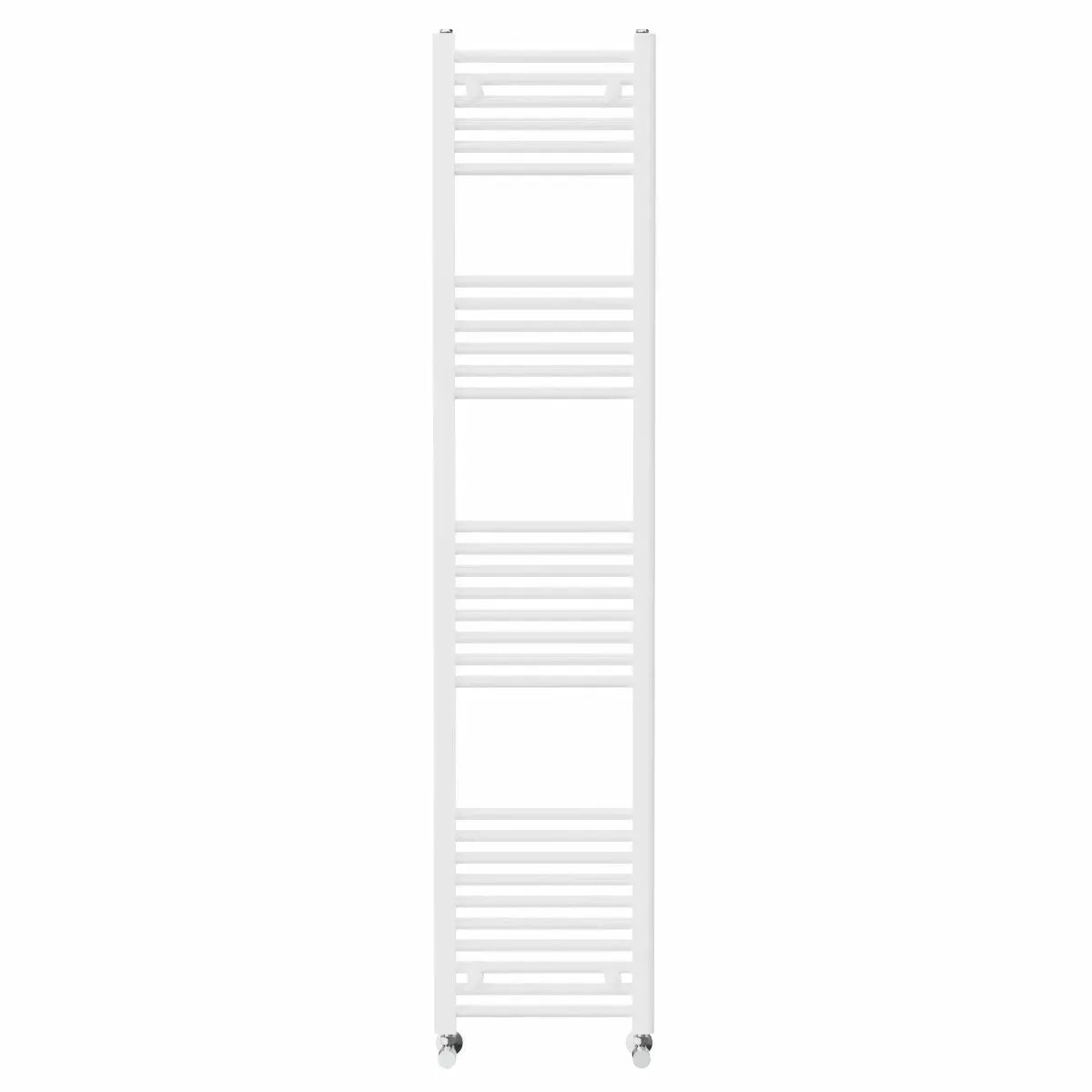 Enna - Straight heated towel rail white