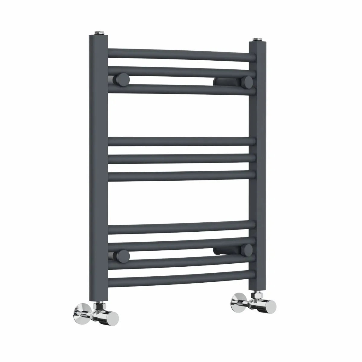 Gela - Curved heated towel rail anthracite