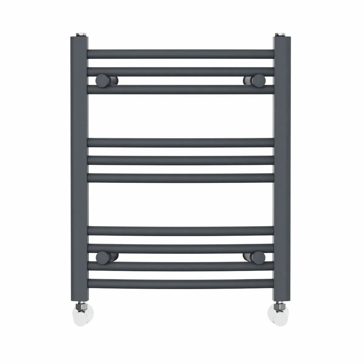 Gela - Curved heated towel rail anthracite