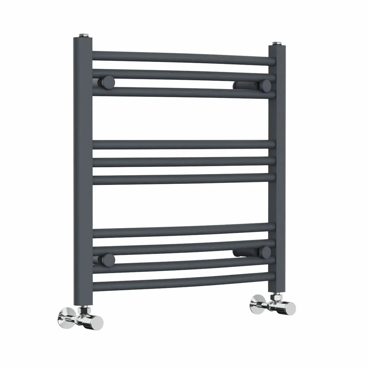 Gela - Curved heated towel rail anthracite