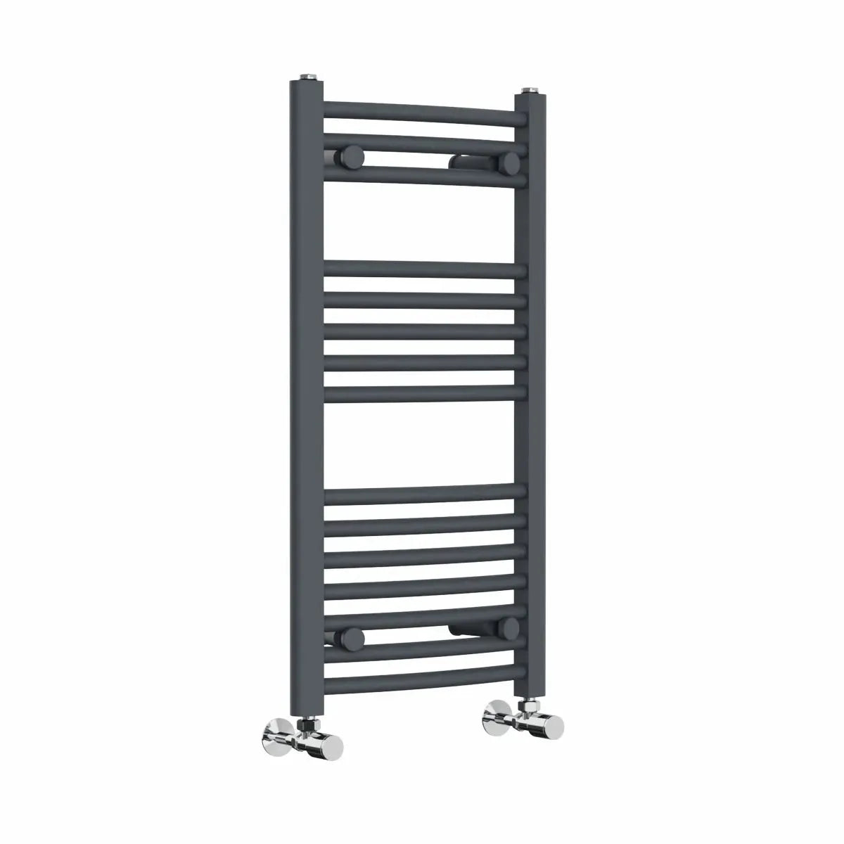 Gela - Curved heated towel rail anthracite