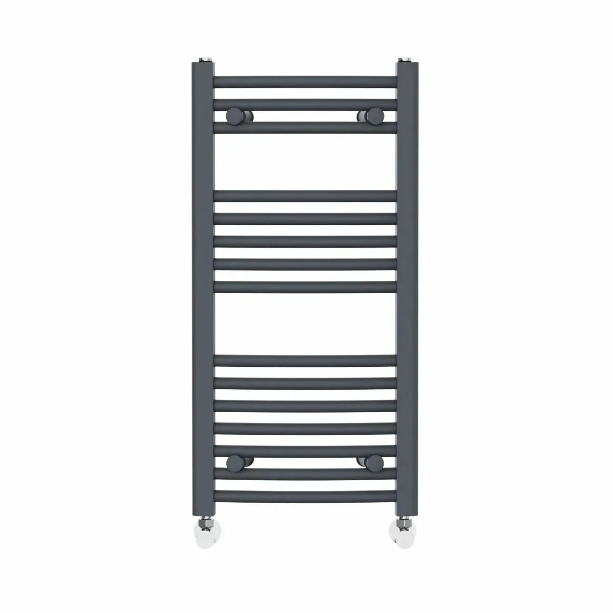 Gela - Curved heated towel rail anthracite