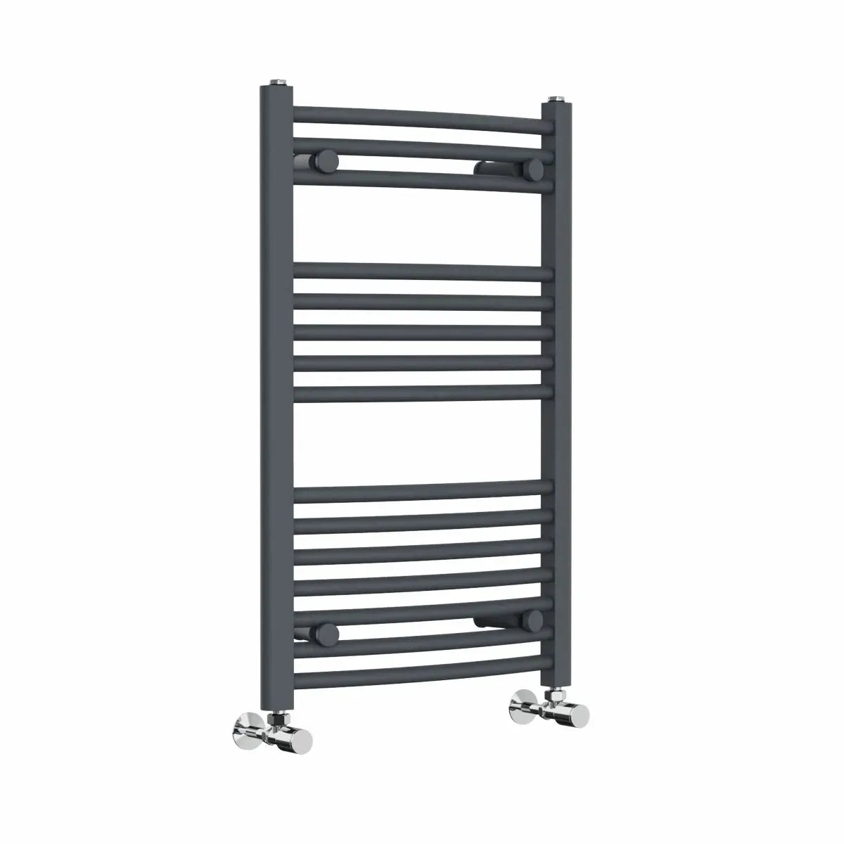 Gela - Curved heated towel rail anthracite