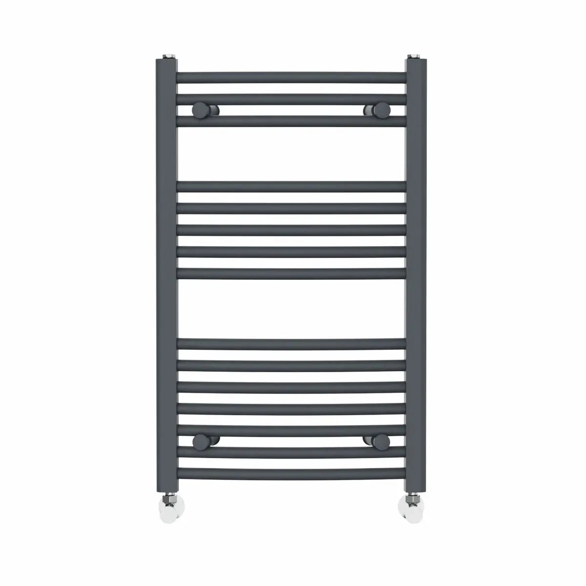 Gela - Curved heated towel rail anthracite