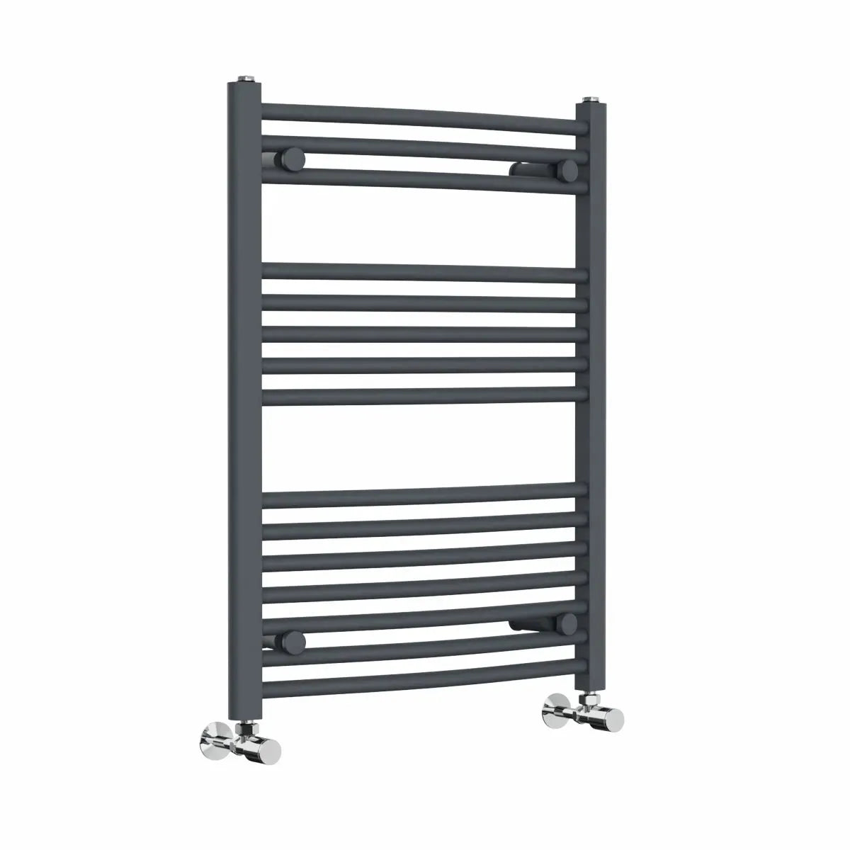 Gela - Curved heated towel rail anthracite