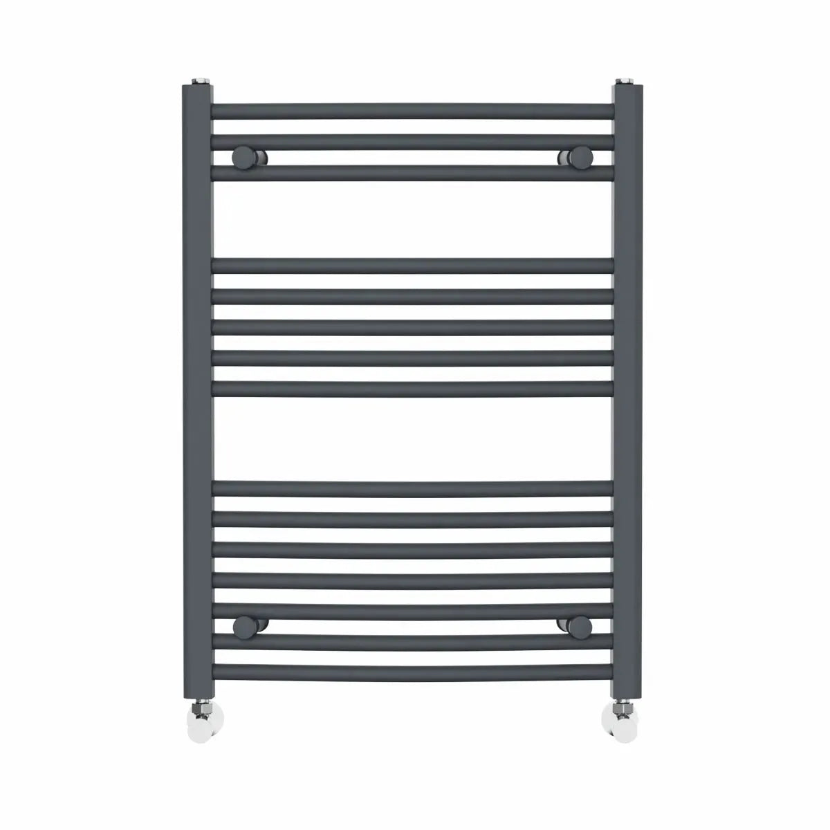 Gela - Curved heated towel rail anthracite