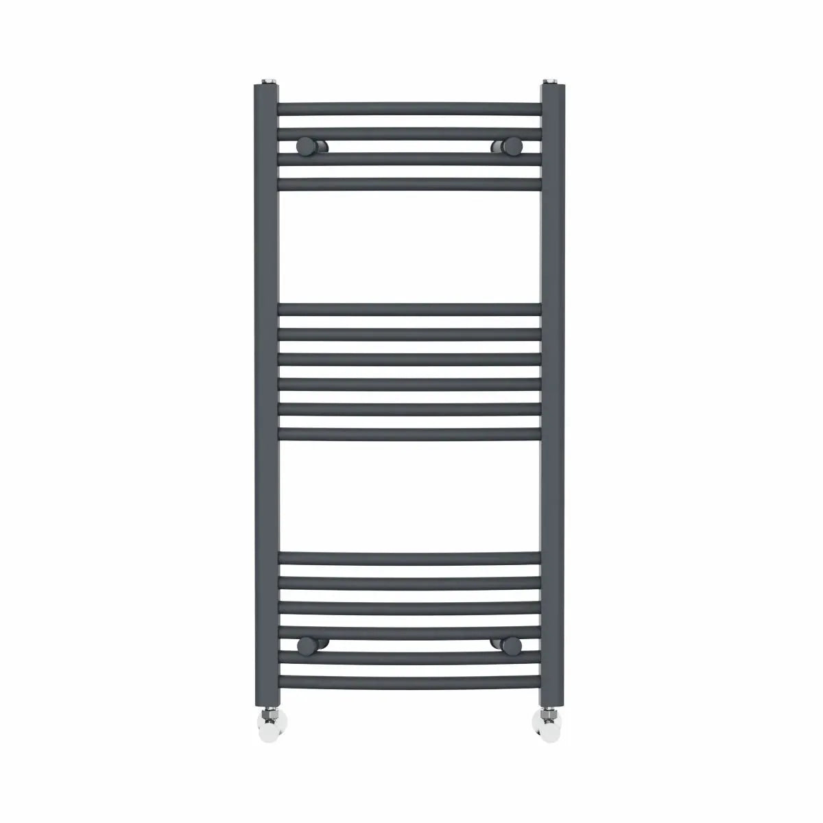 Gela - Curved heated towel rail anthracite