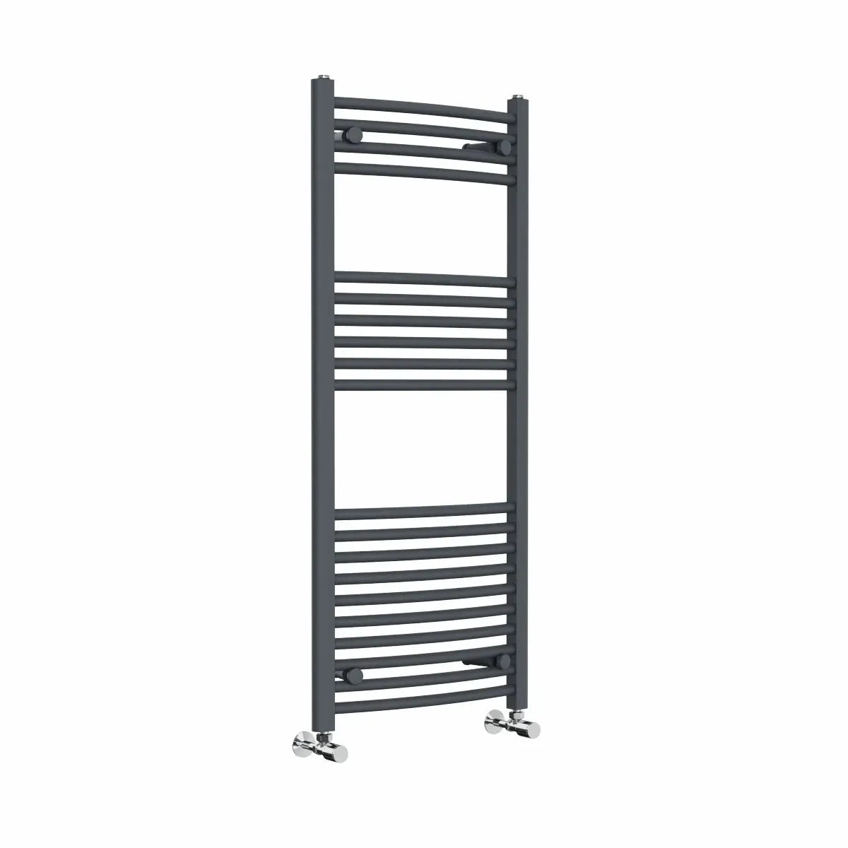 Gela - Curved heated towel rail anthracite