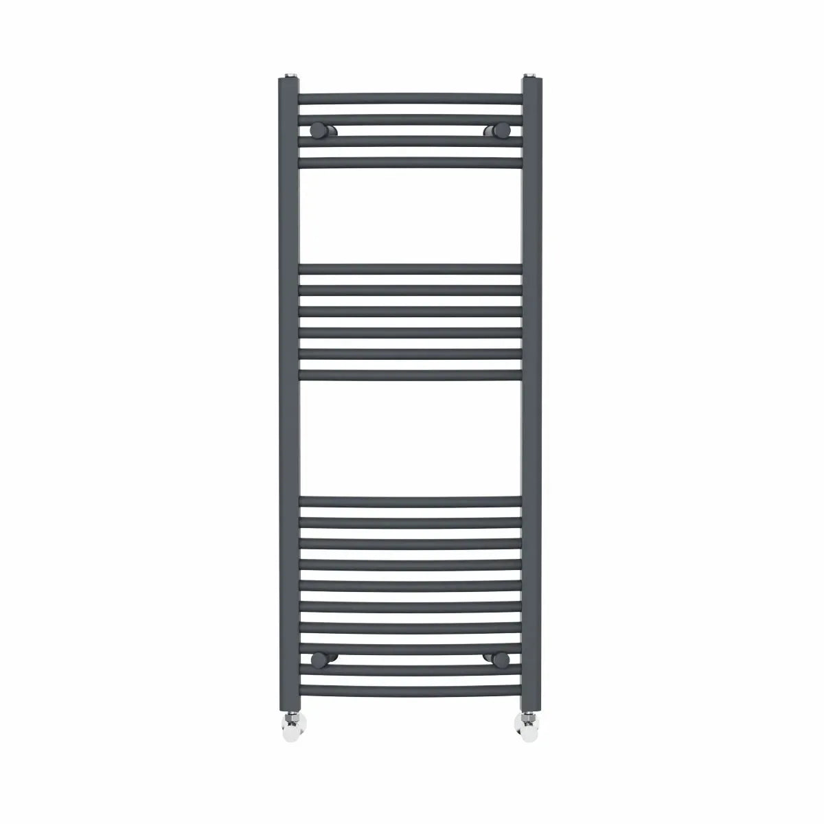 Gela - Curved heated towel rail anthracite