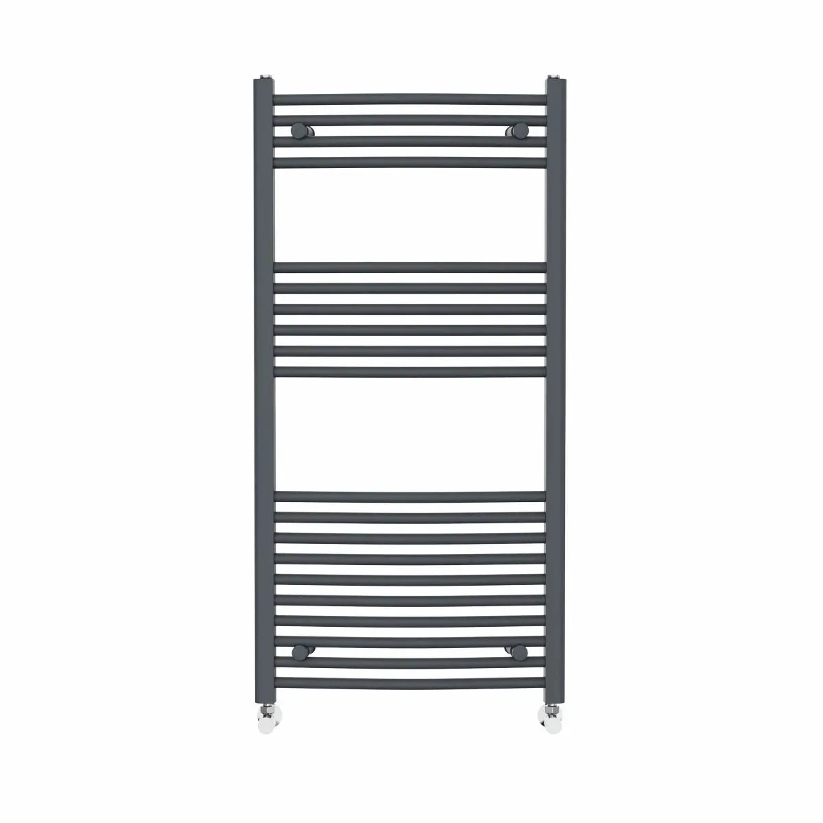 Gela - Curved heated towel rail anthracite