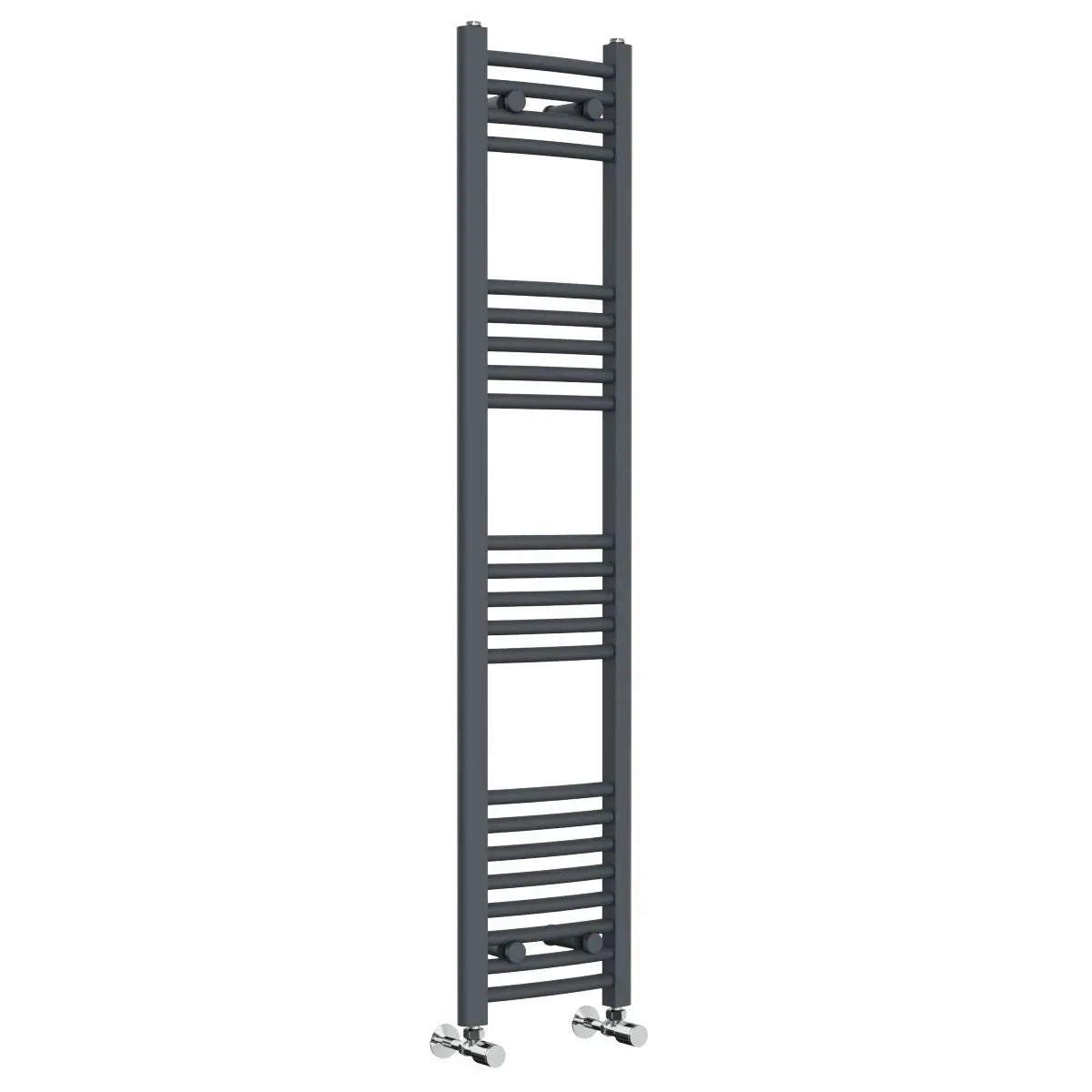 Gela - Curved heated towel rail anthracite