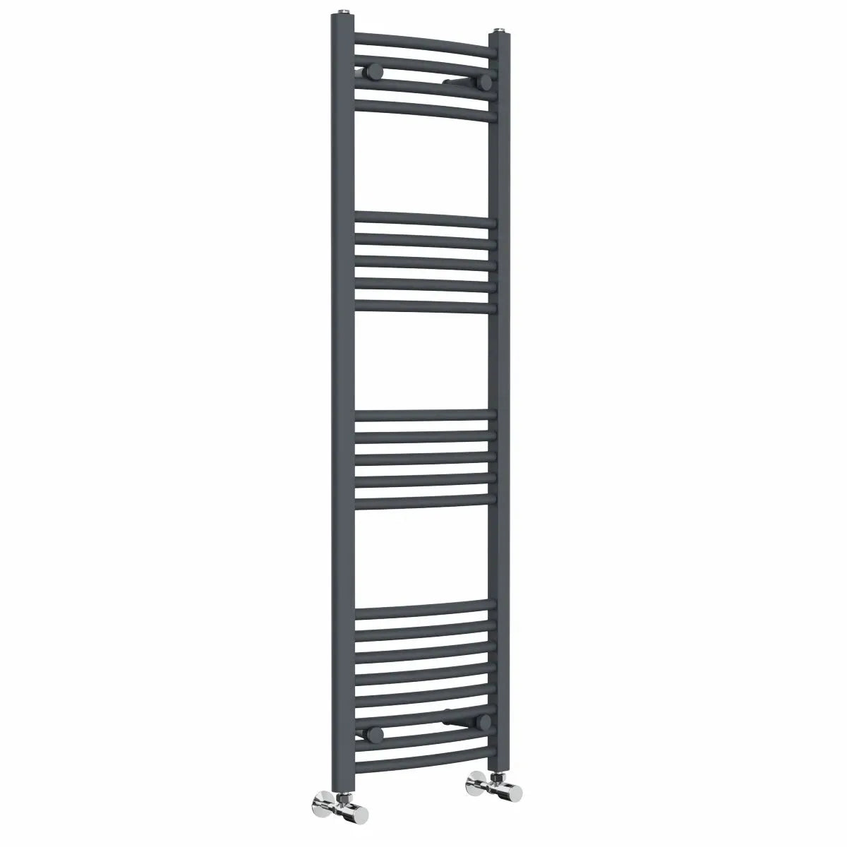 Gela - Curved heated towel rail anthracite