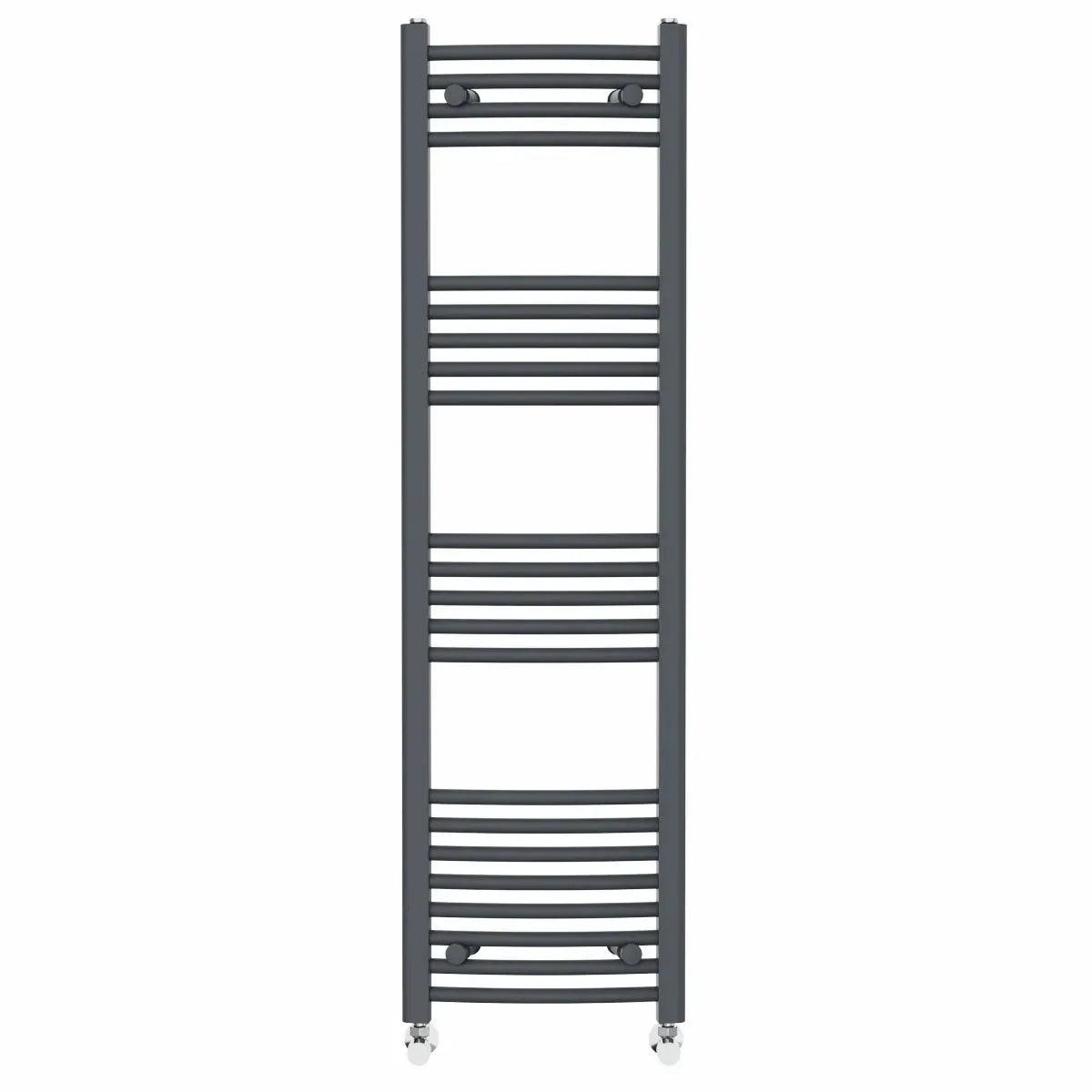 Gela - Curved heated towel rail anthracite