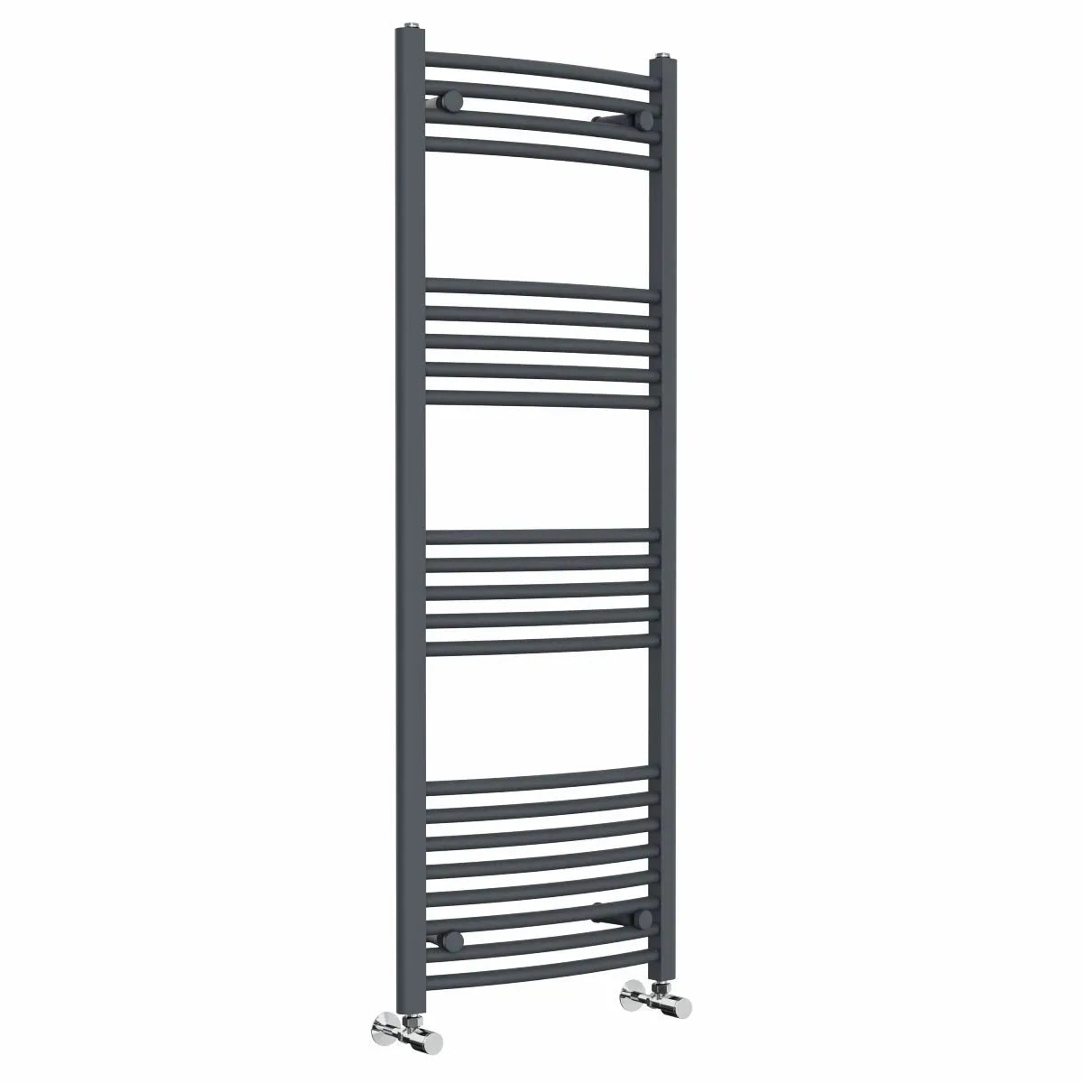 Gela - Curved heated towel rail anthracite