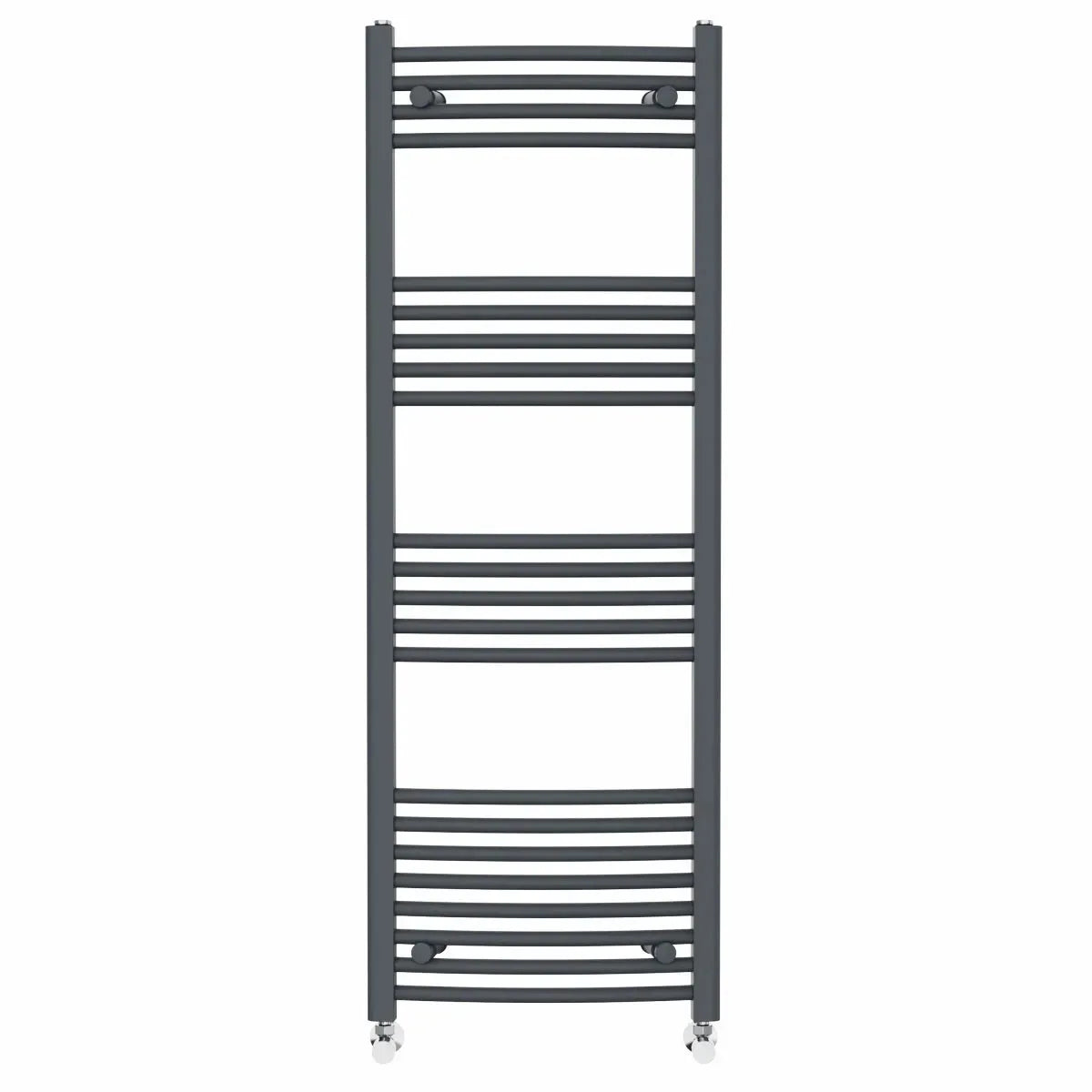 Gela - Curved heated towel rail anthracite