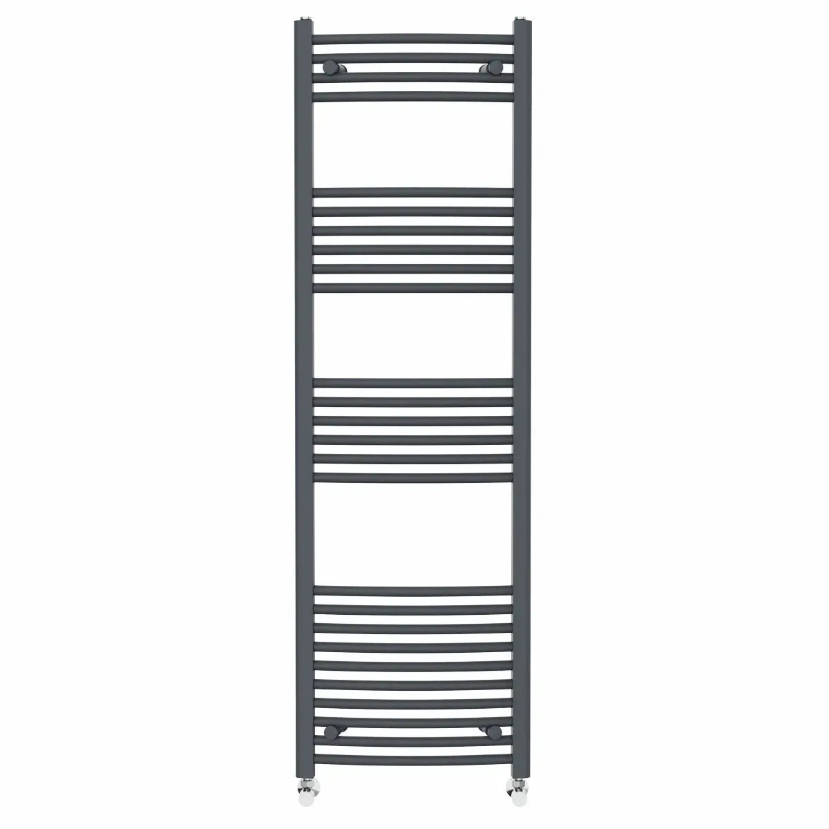 Gela - Curved heated towel rail anthracite