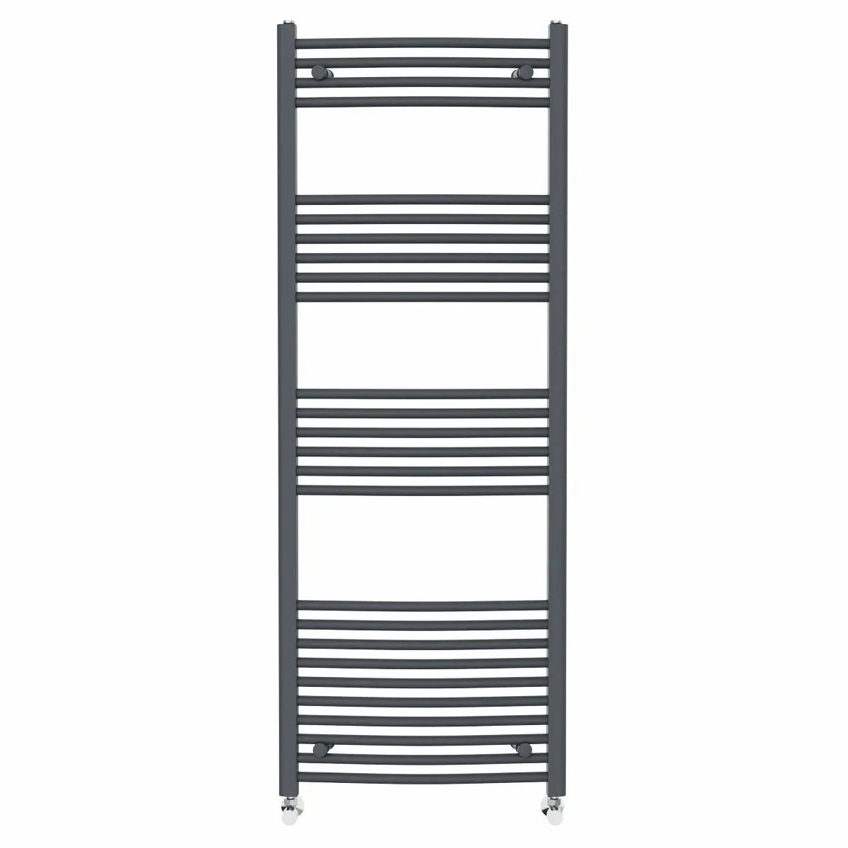 Gela - Curved heated towel rail anthracite