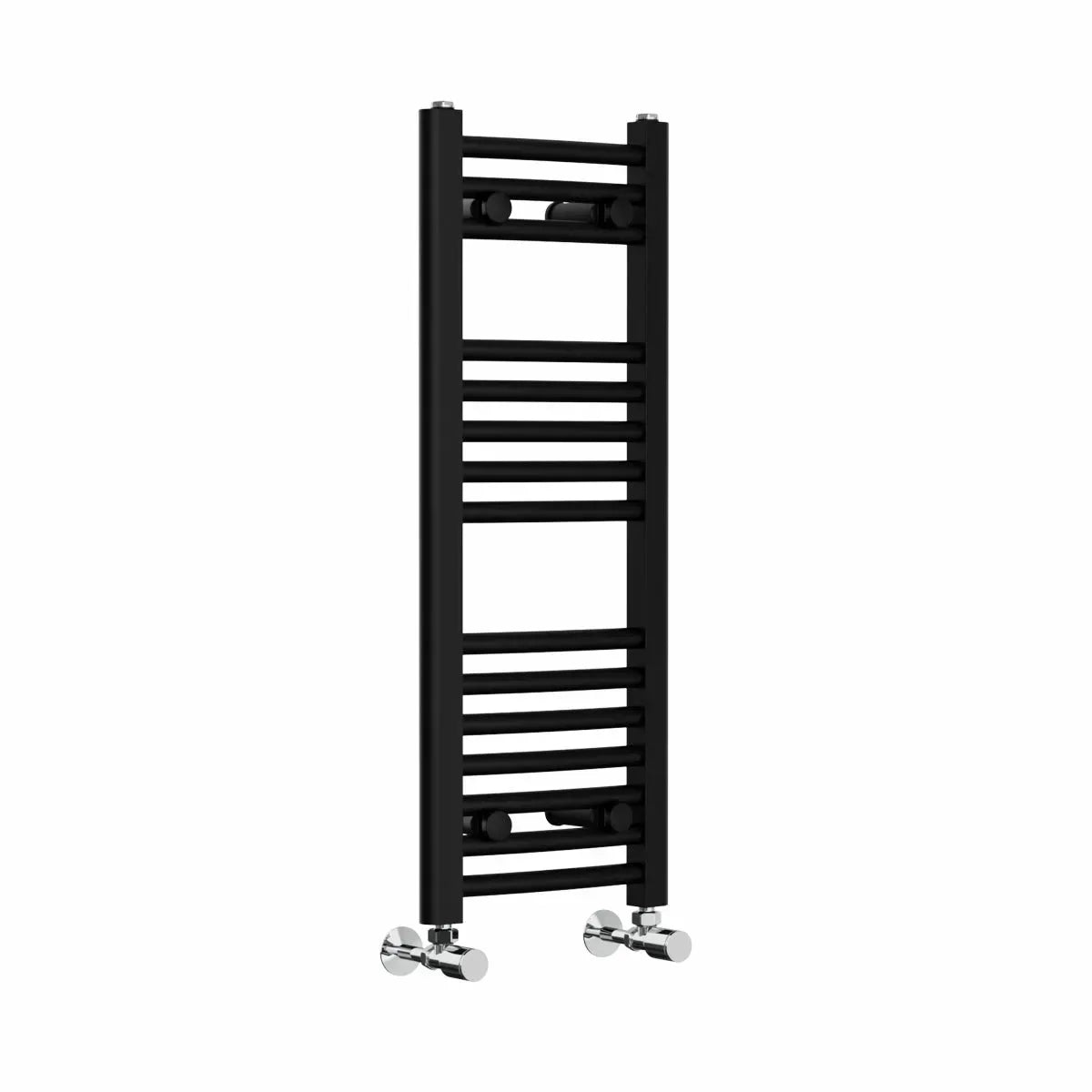 Gela - Curved heated towel rail black