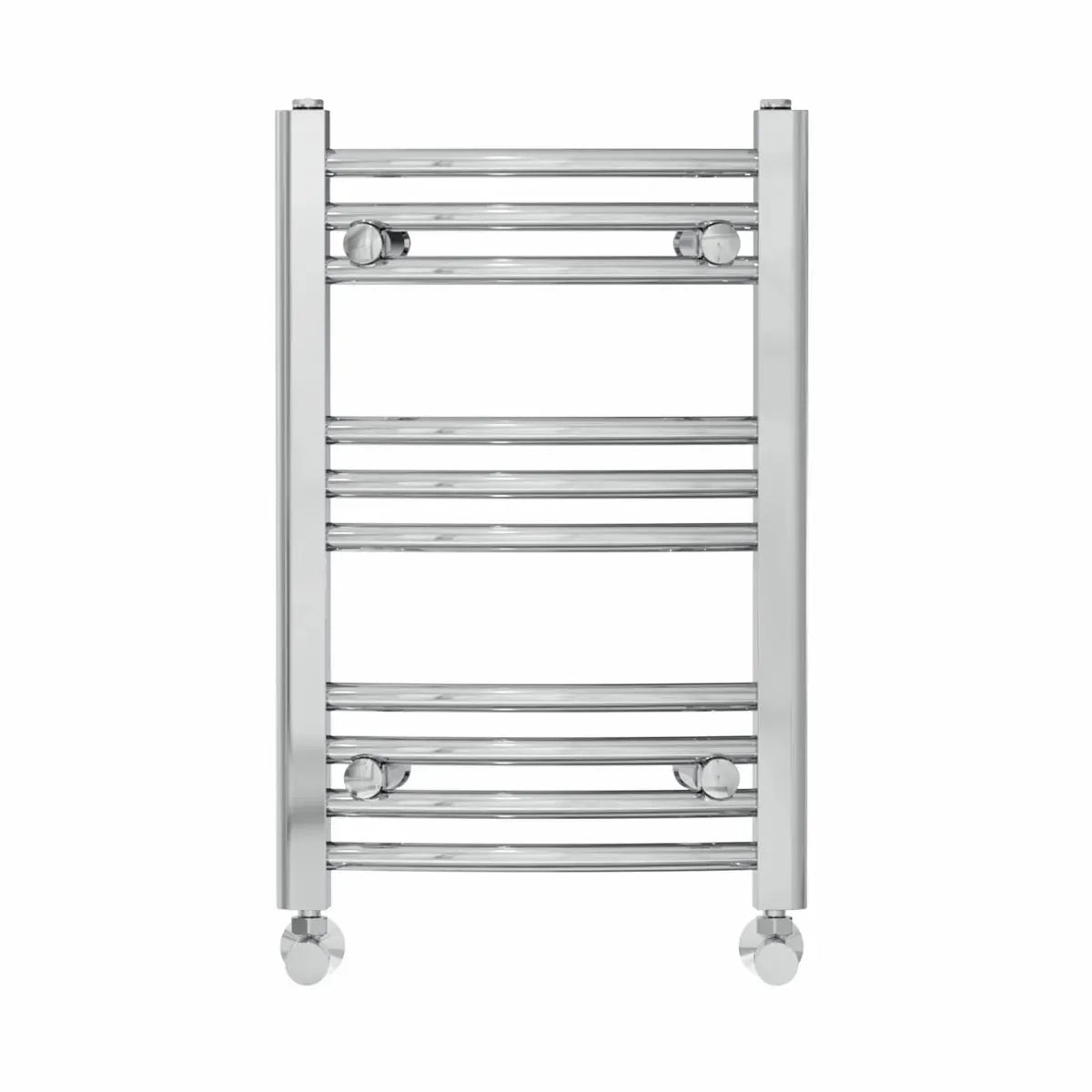 Gela - Curved heated towel rail chrome