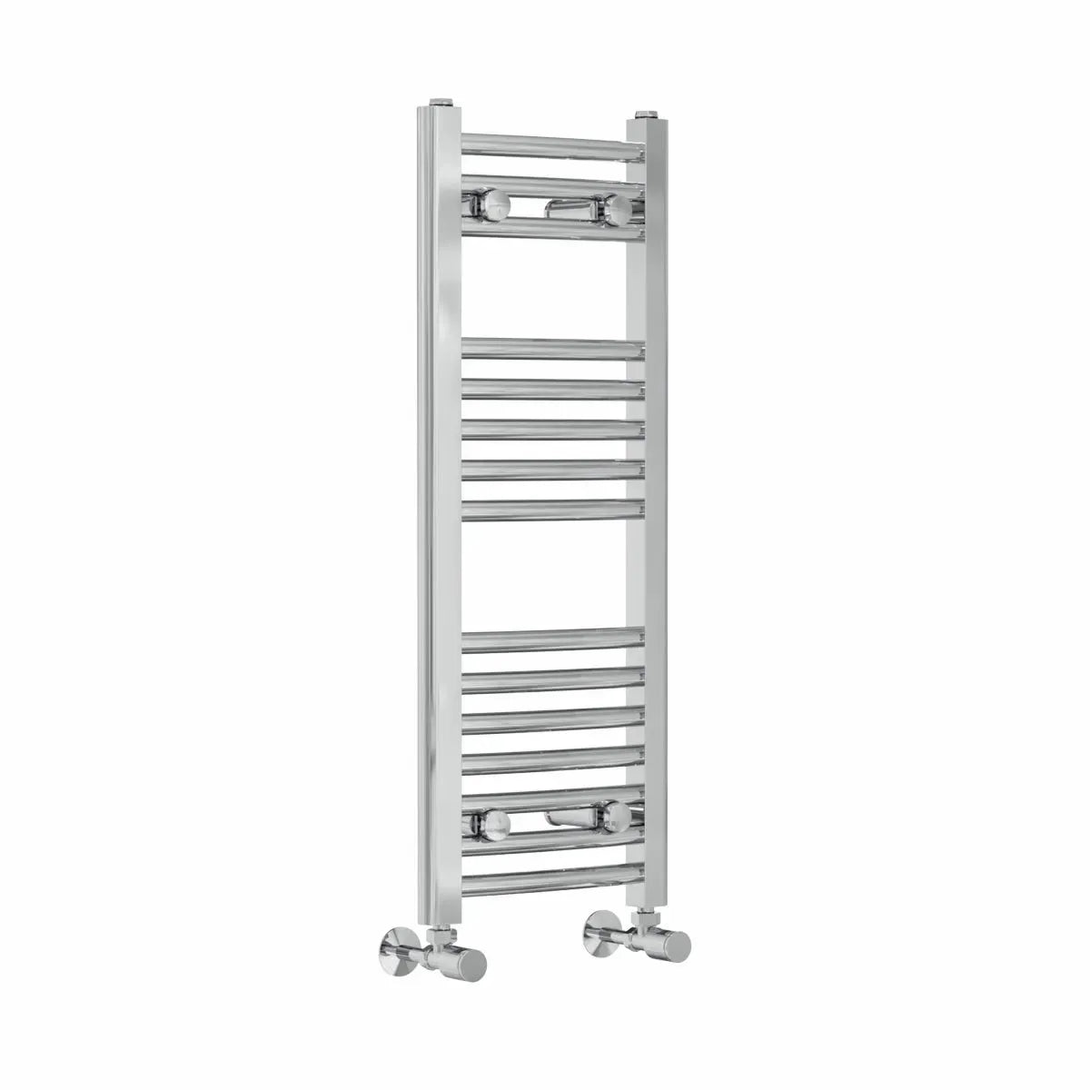 Gela - Curved heated towel rail chrome