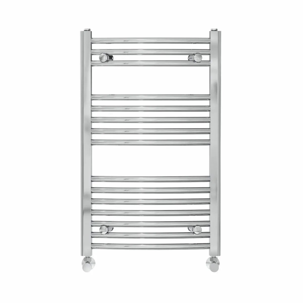 Gela - Curved heated towel rail chrome