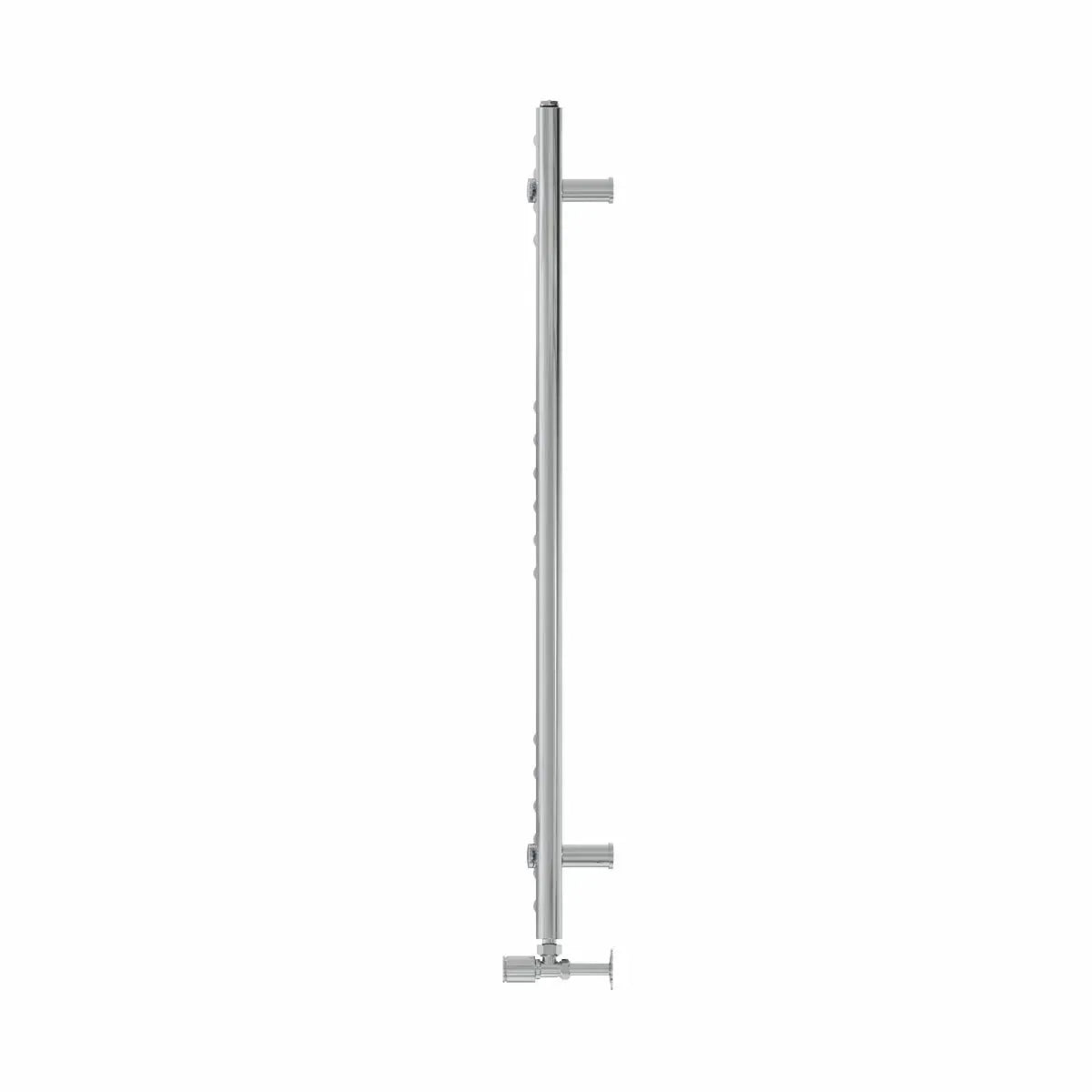 Gela - Curved heated towel rail chrome