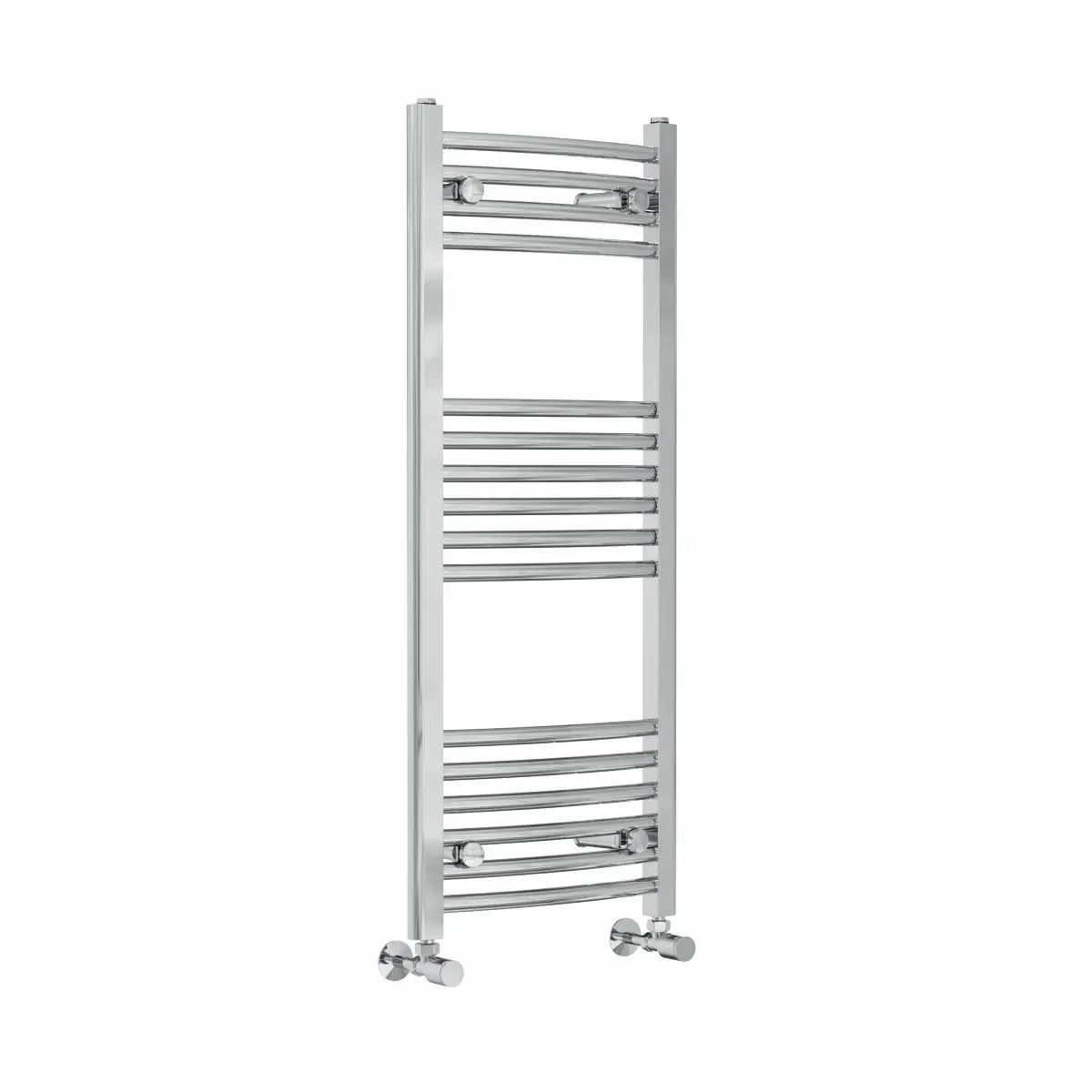 Gela - Curved heated towel rail chrome