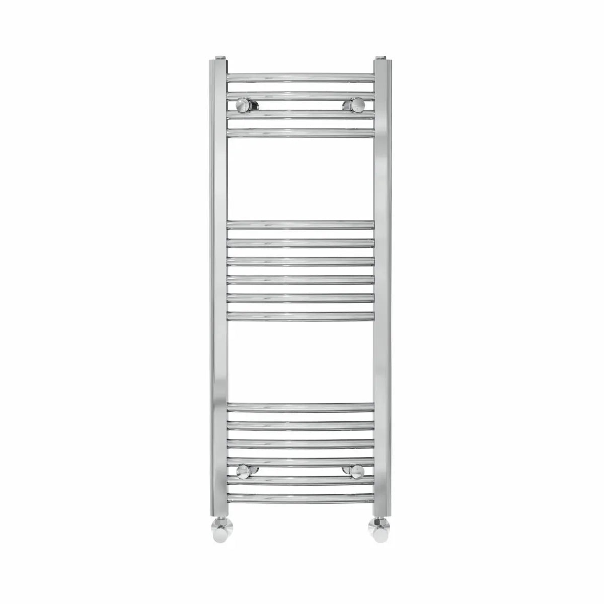 Gela - Curved heated towel rail chrome