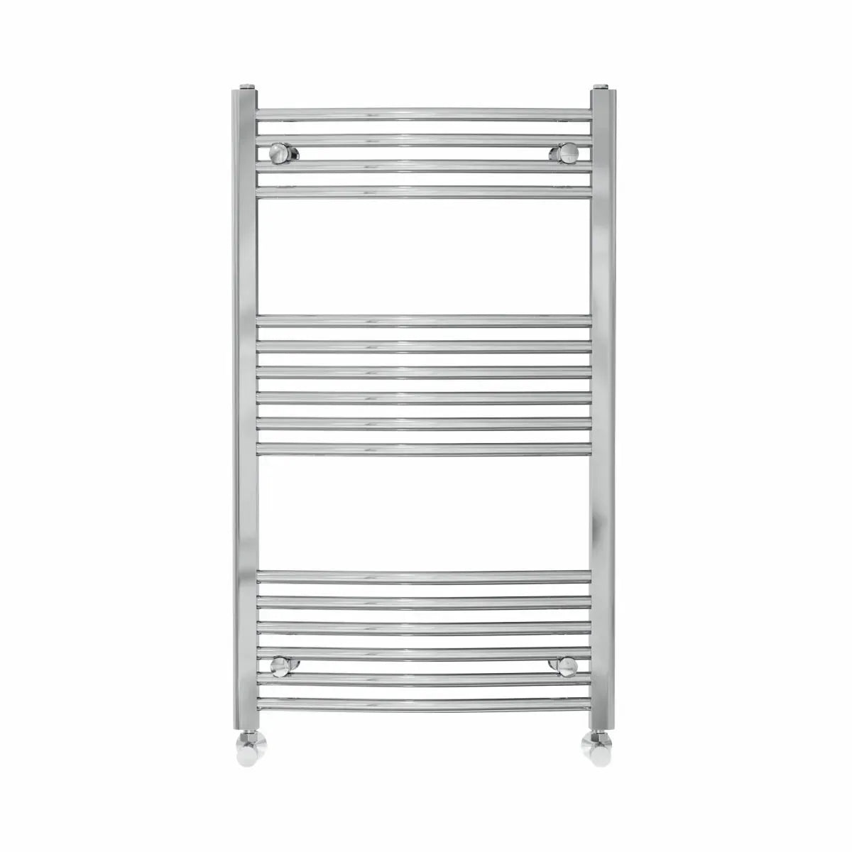 Gela - Curved heated towel rail chrome