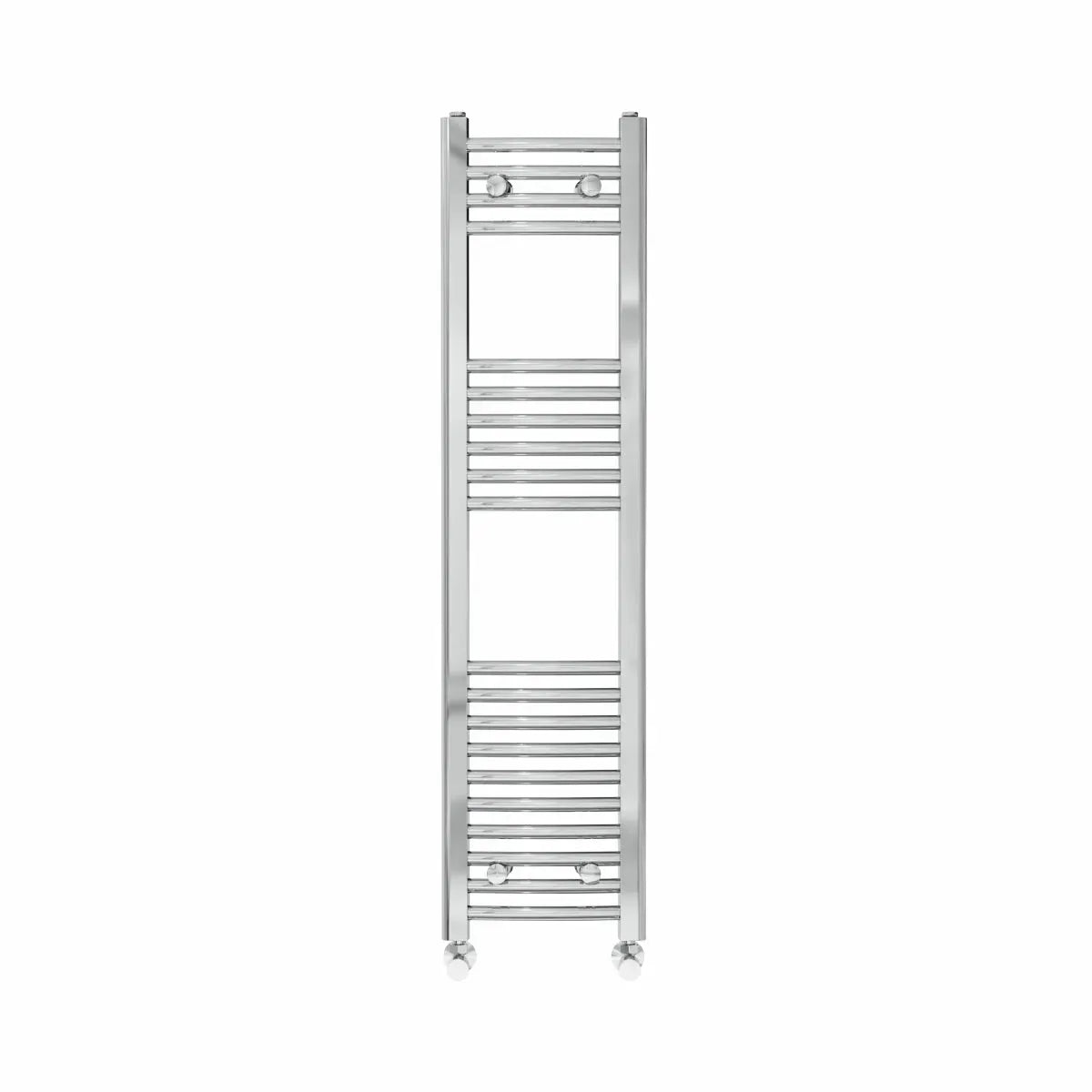 Gela - Curved heated towel rail chrome