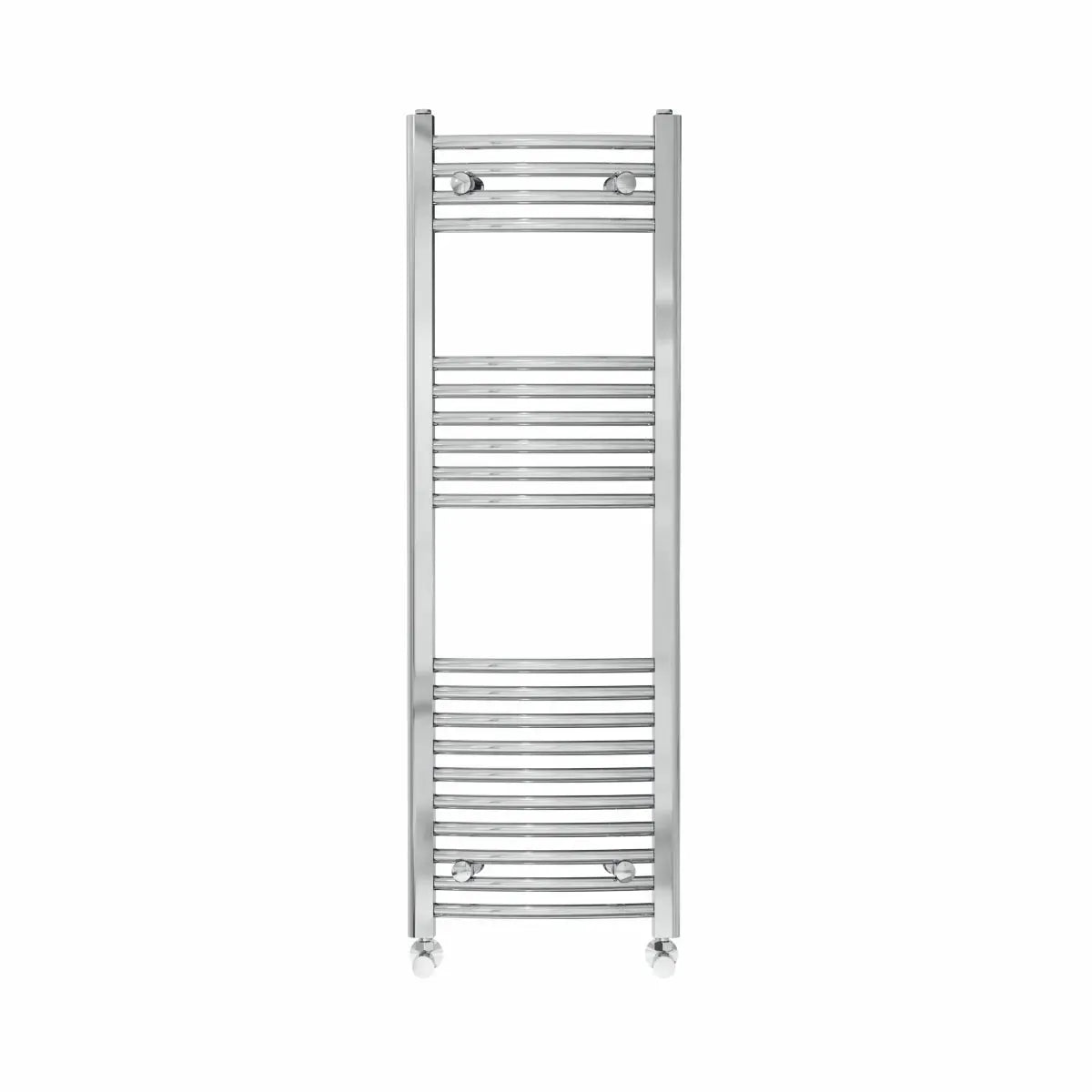 Gela - Curved heated towel rail chrome