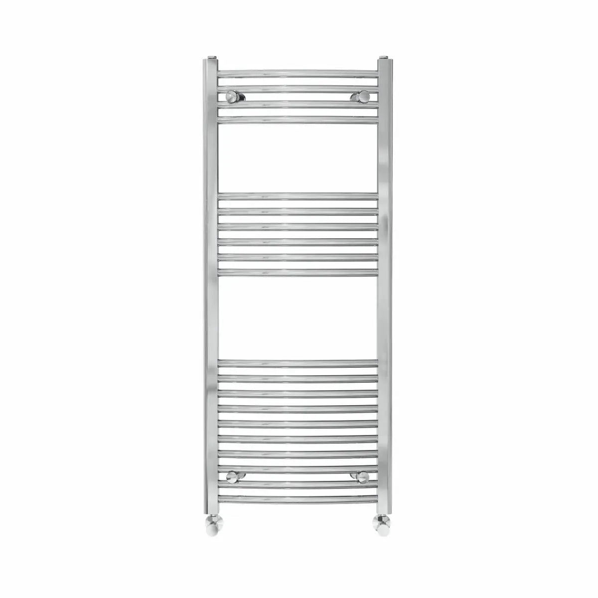 Gela - Curved heated towel rail chrome