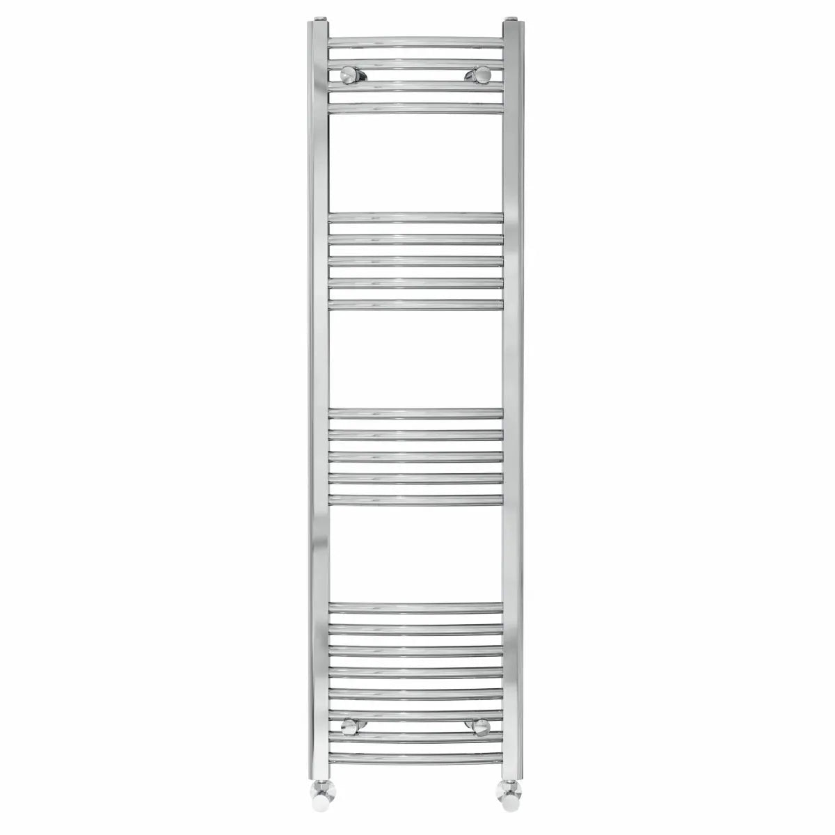 Gela - Curved heated towel rail chrome