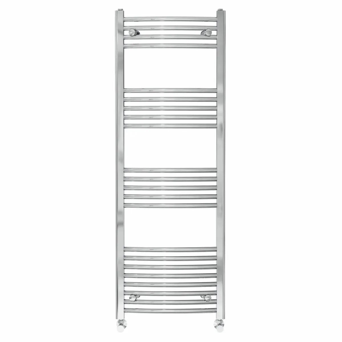 Gela - Curved heated towel rail chrome