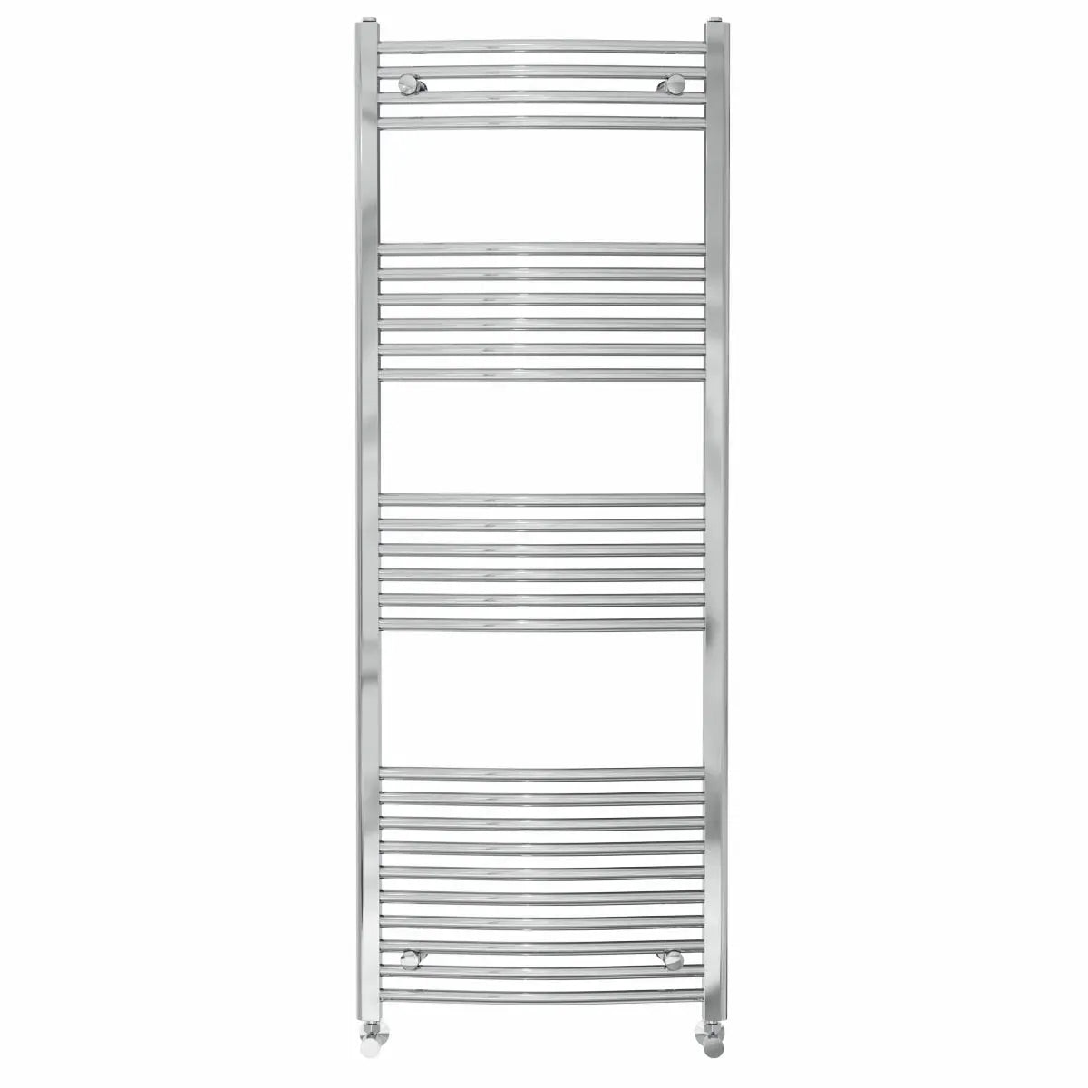 Gela - Curved heated towel rail chrome