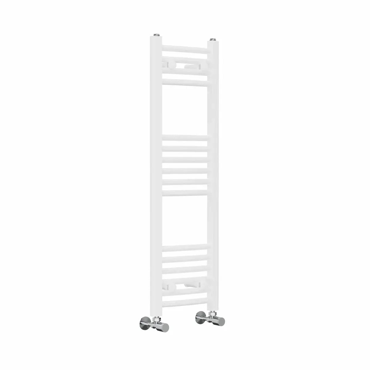 Gela - Curved heated towel rail white