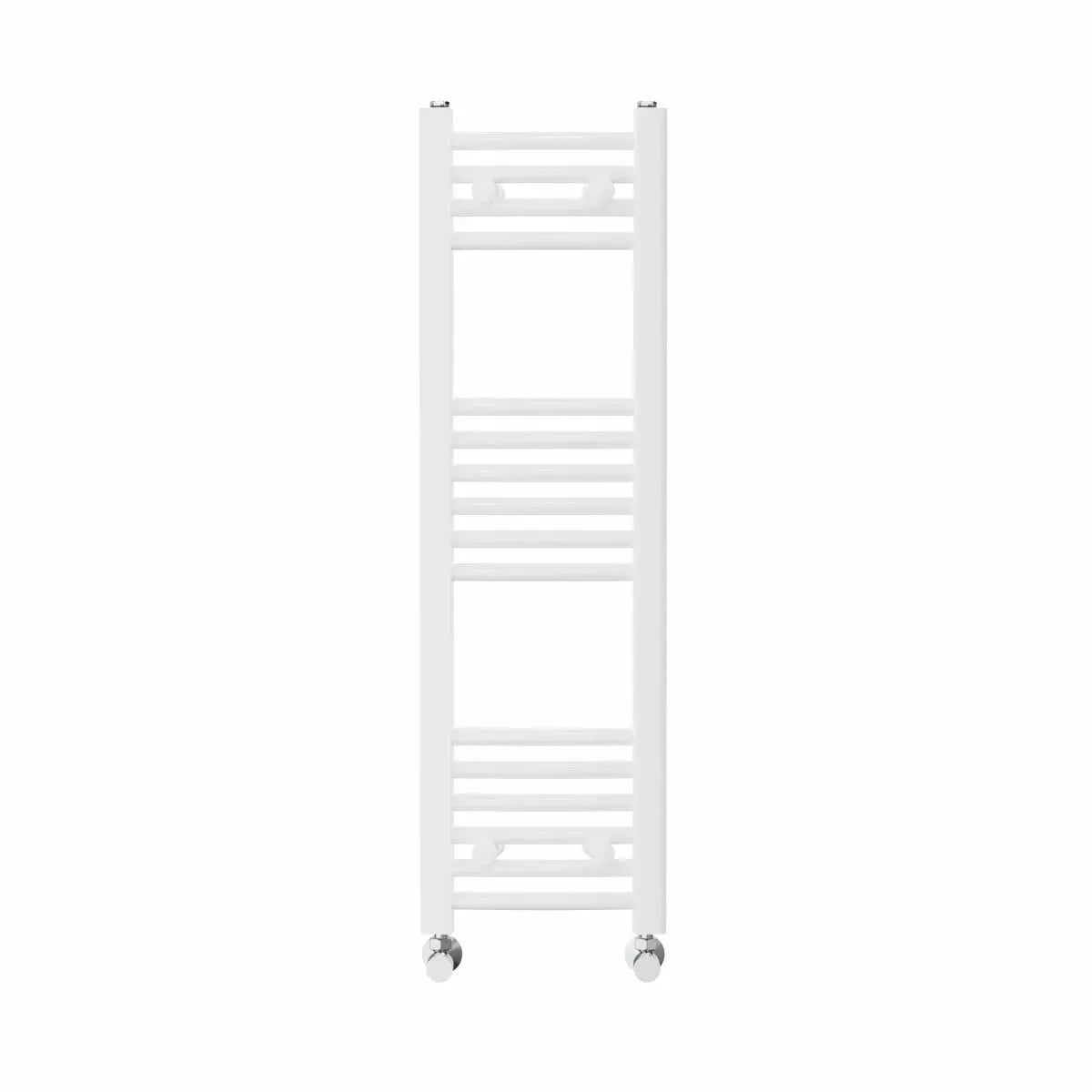 Gela - Curved heated towel rail white