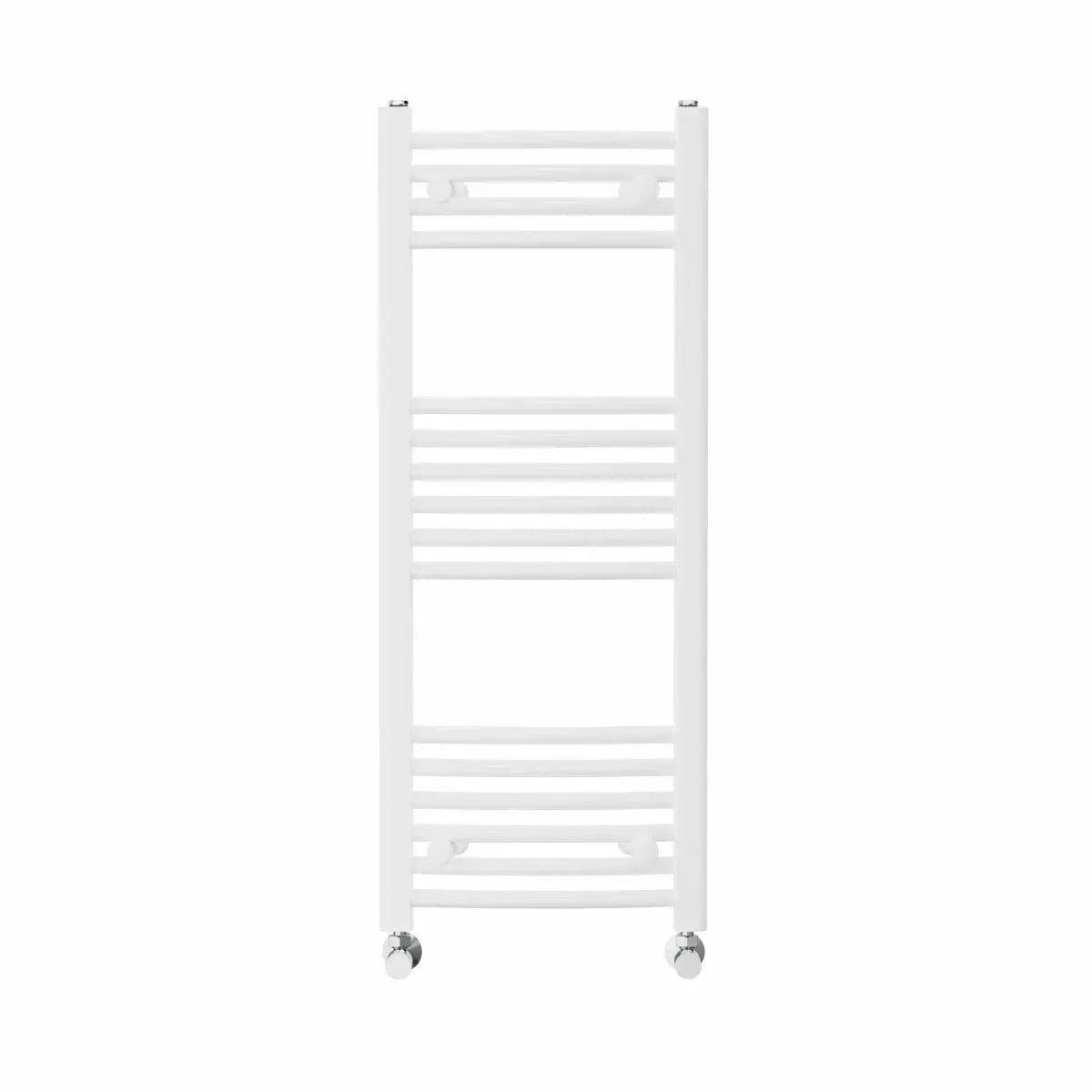 Gela - Curved heated towel rail white