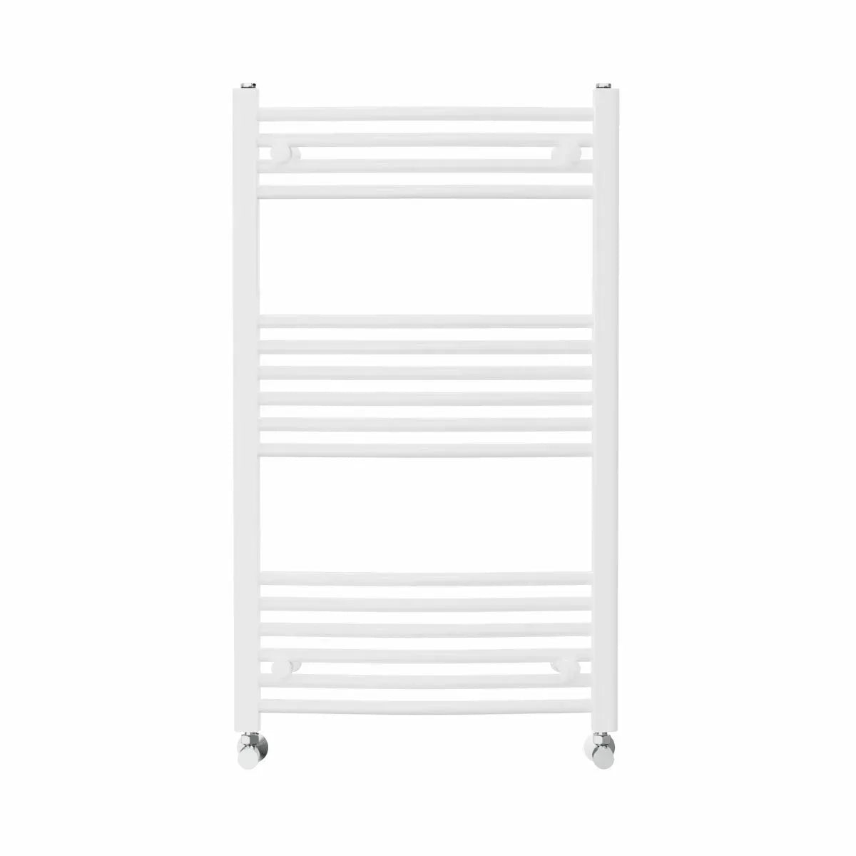 Gela - Curved heated towel rail white