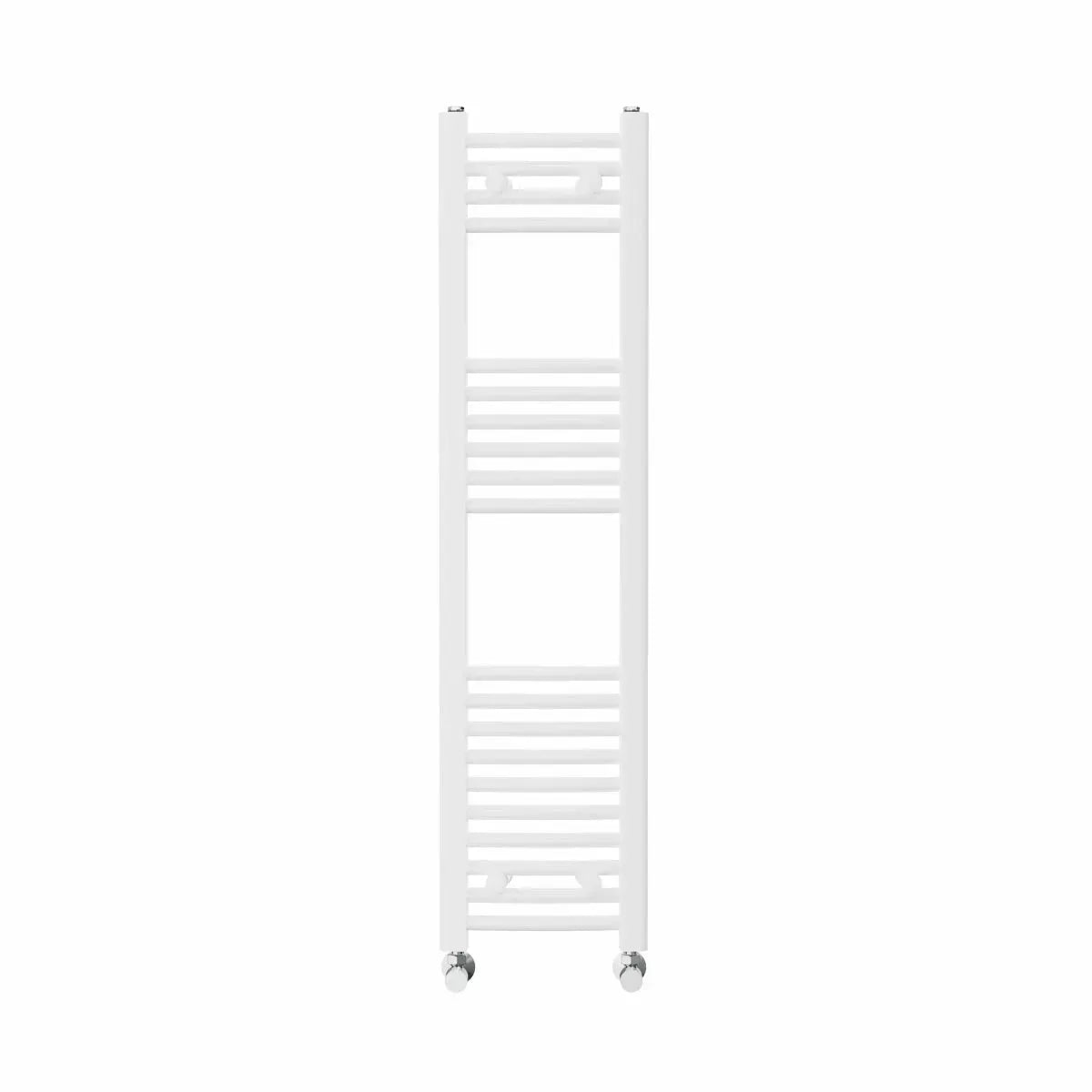 Gela - Curved heated towel rail white