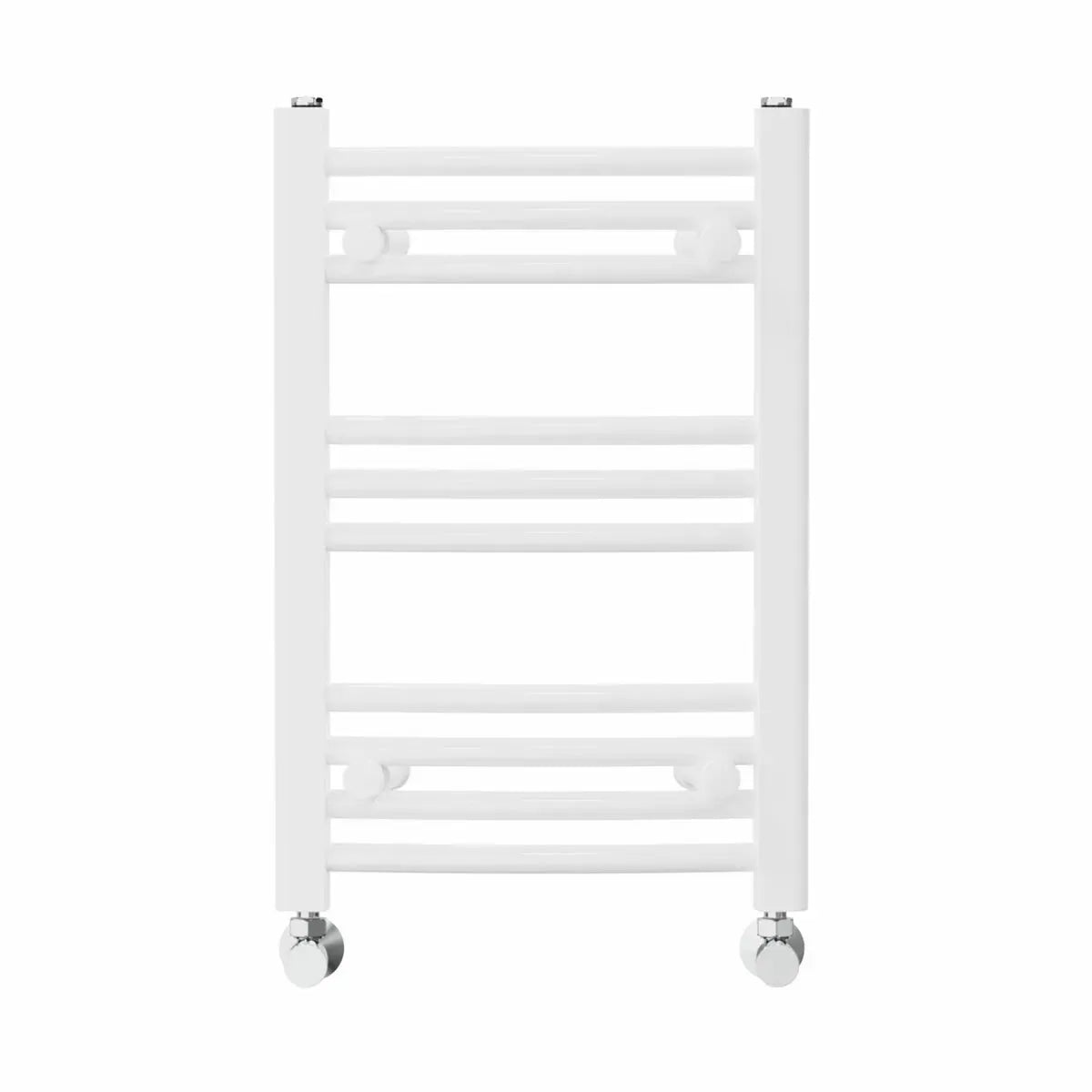 Gela - Curved heated towel rail white