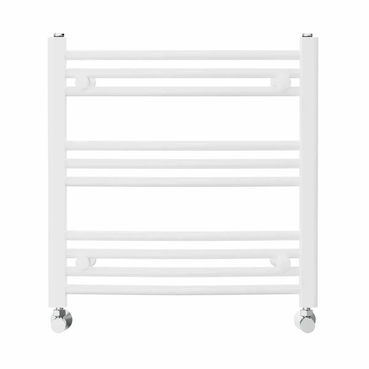 Gela - Curved heated towel rail white