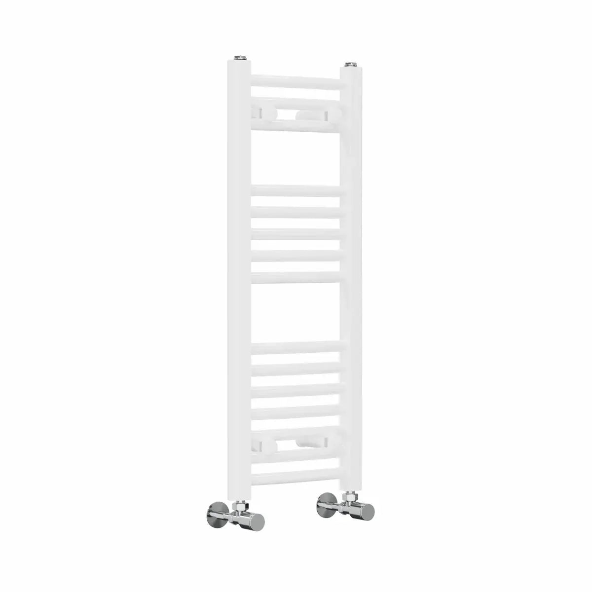 Gela - Curved heated towel rail white