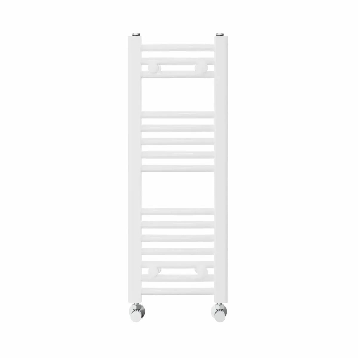 Gela - Curved heated towel rail white