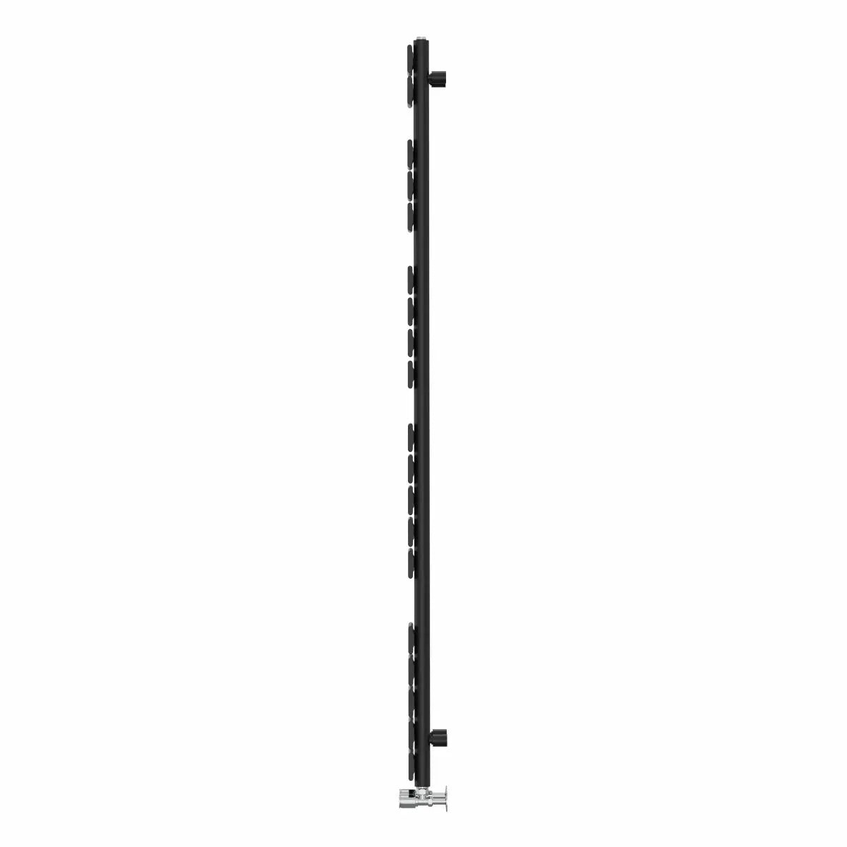 Rapallo - Flat panel heated towel rail black